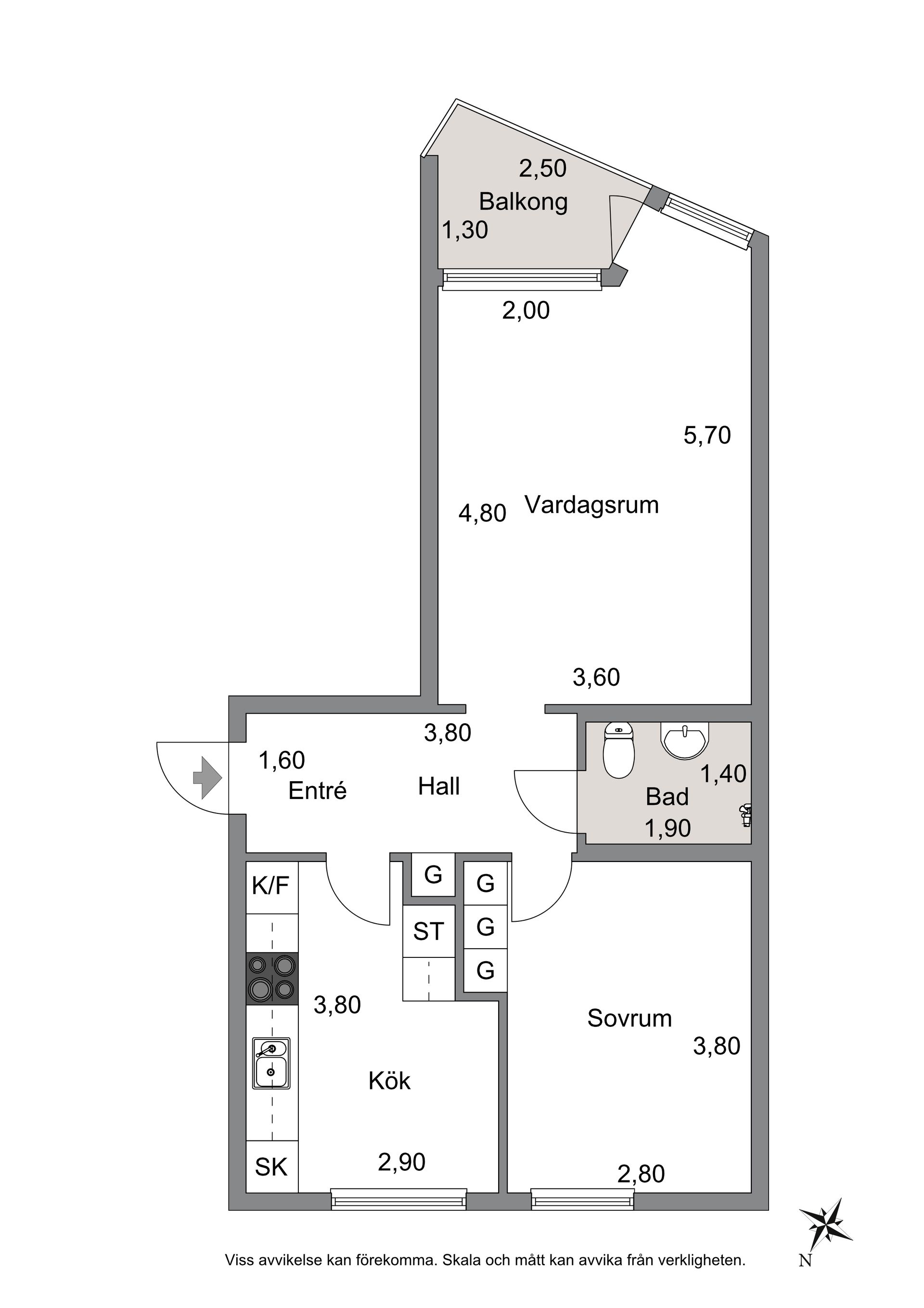 Bostadsrätt, Gethornskroken 11B, Väster, Hässleholm