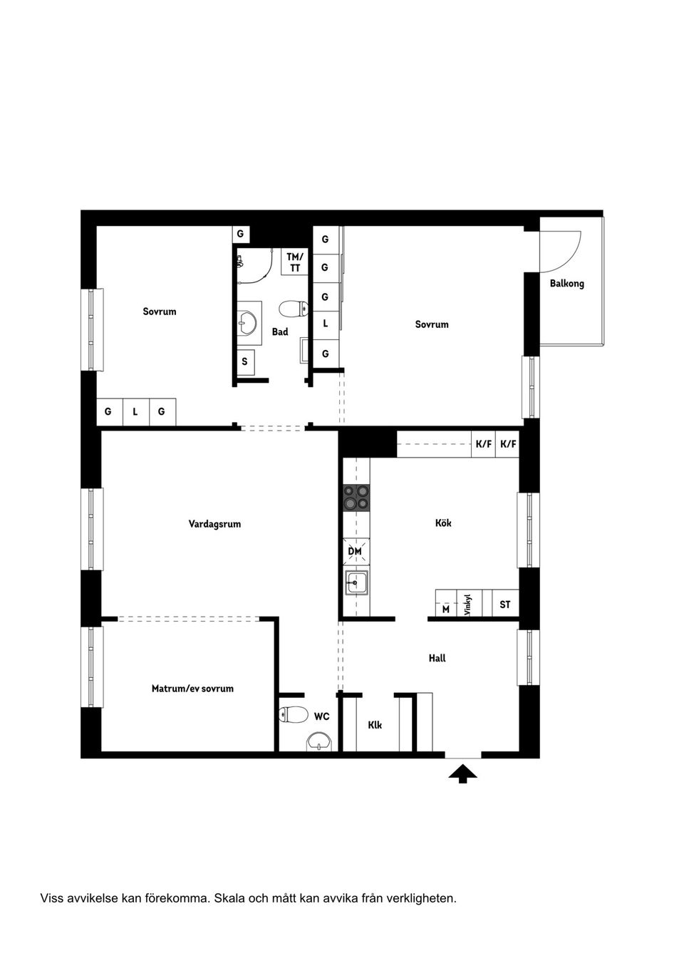 Bostadsrätt, Norrgatan 5, Centrum, Växjö