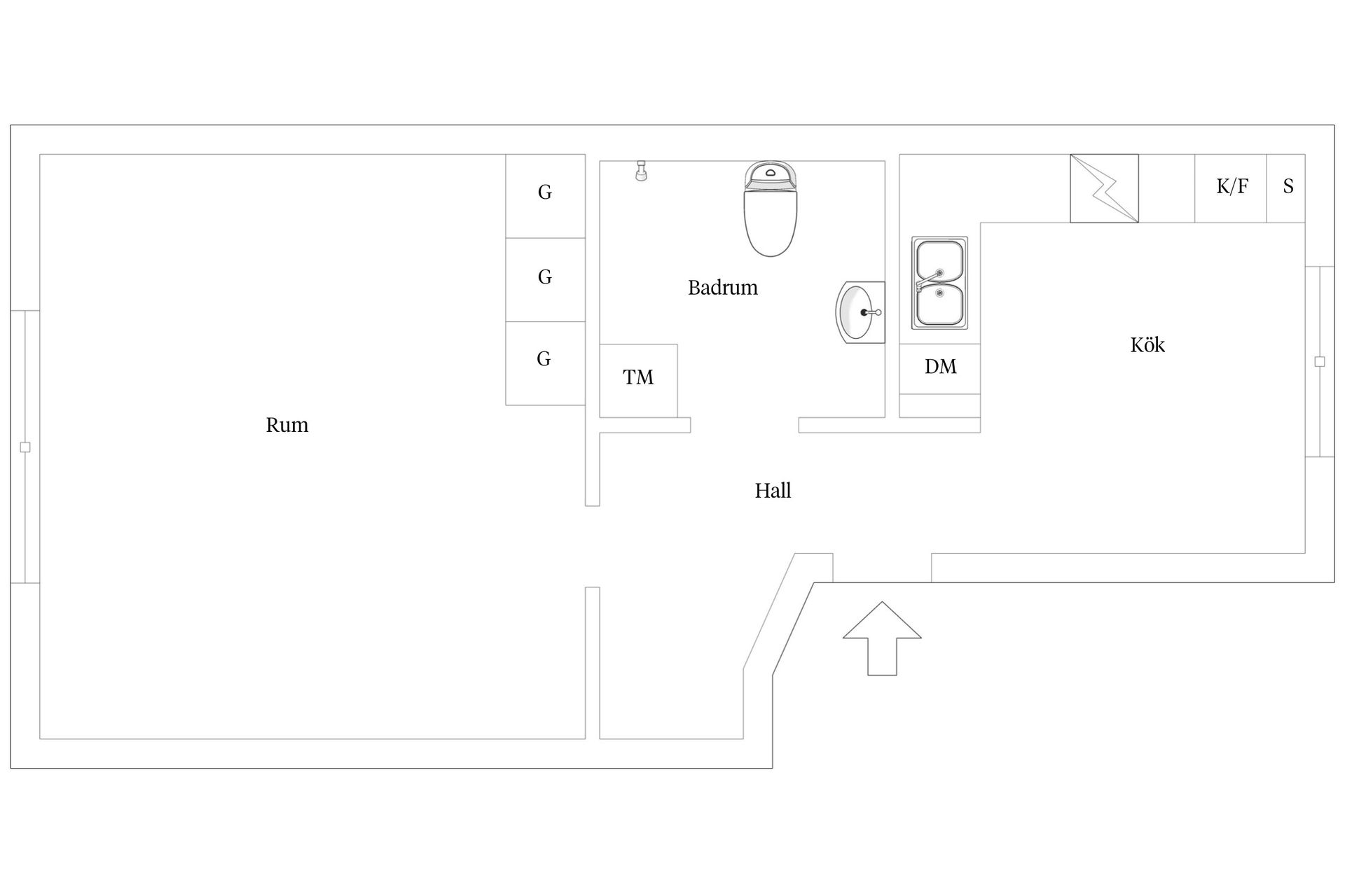 Bostadsrätt, Mittvägen 1F, Bergsätra, Lidingö