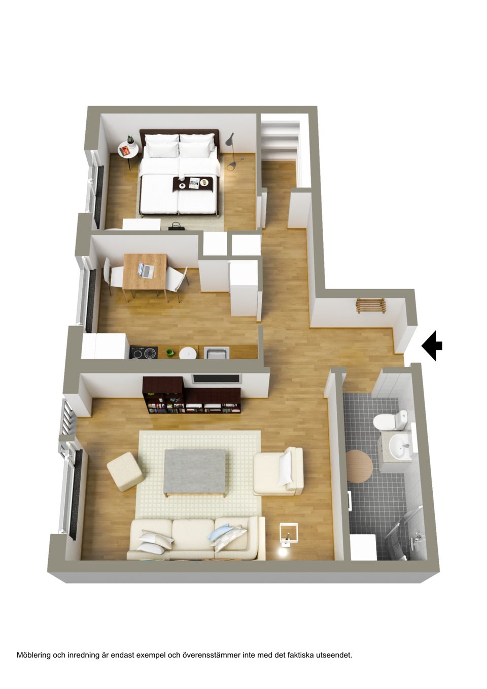 Bostadsrätt, Tullgatan 29 B, Centrum, Luleå