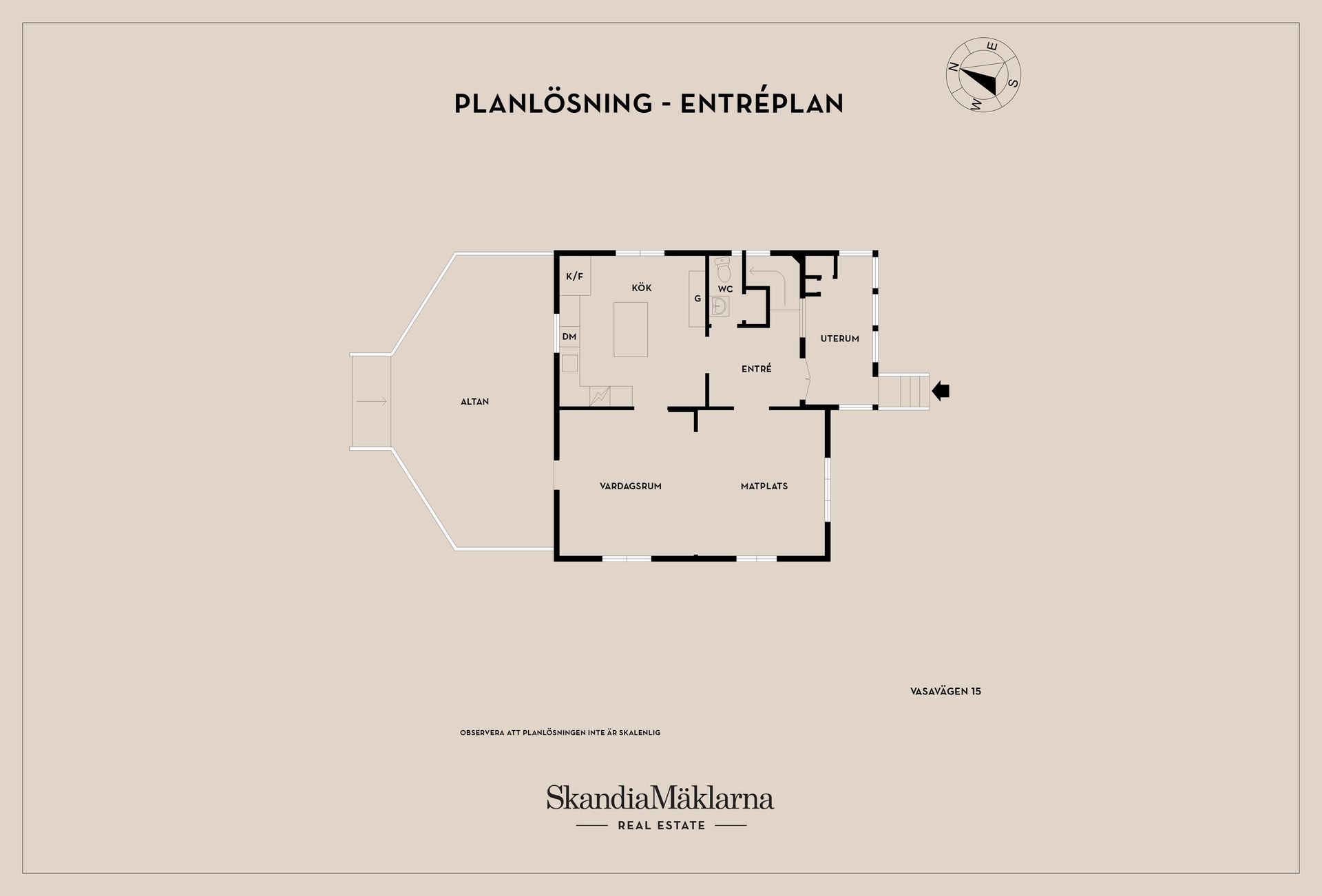 Villa, Vasavägen 15, Centralt, Vadstena