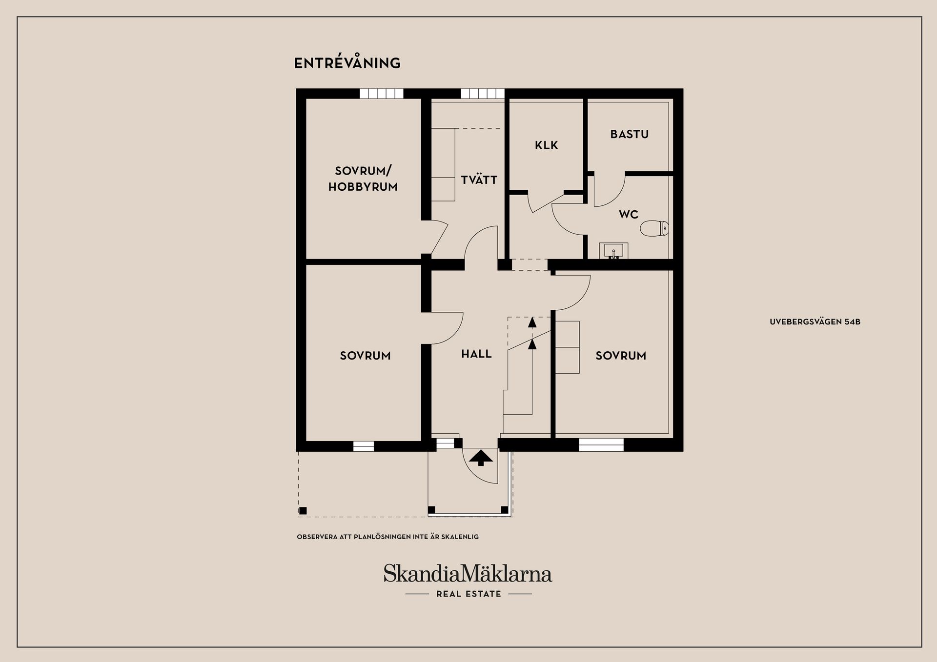 Radhus, Uvebergsvägen 54B, Hjulsbro, Linköping