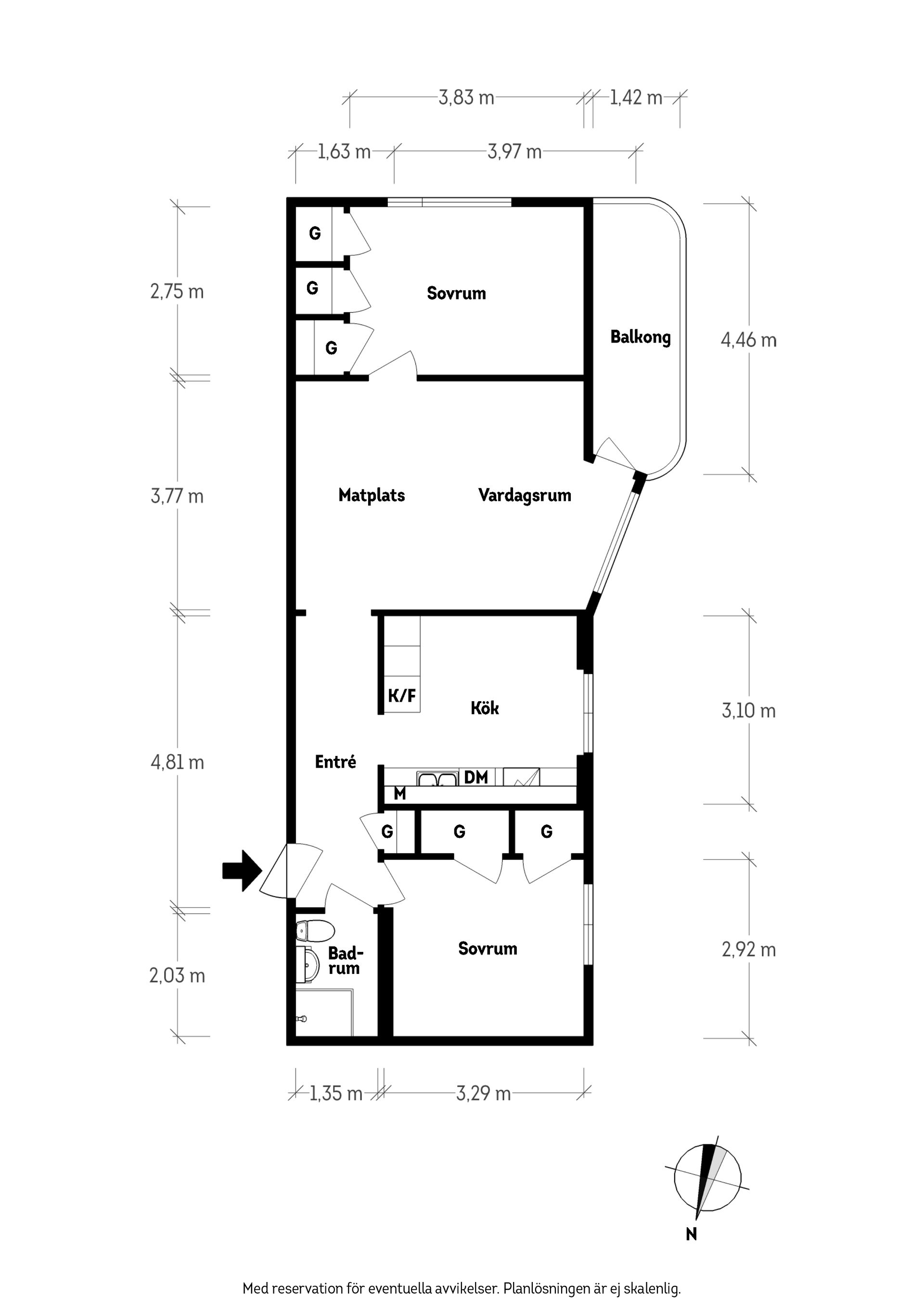 Bostadsrätt, Iskällareliden 3B, Örgryte, Göteborg