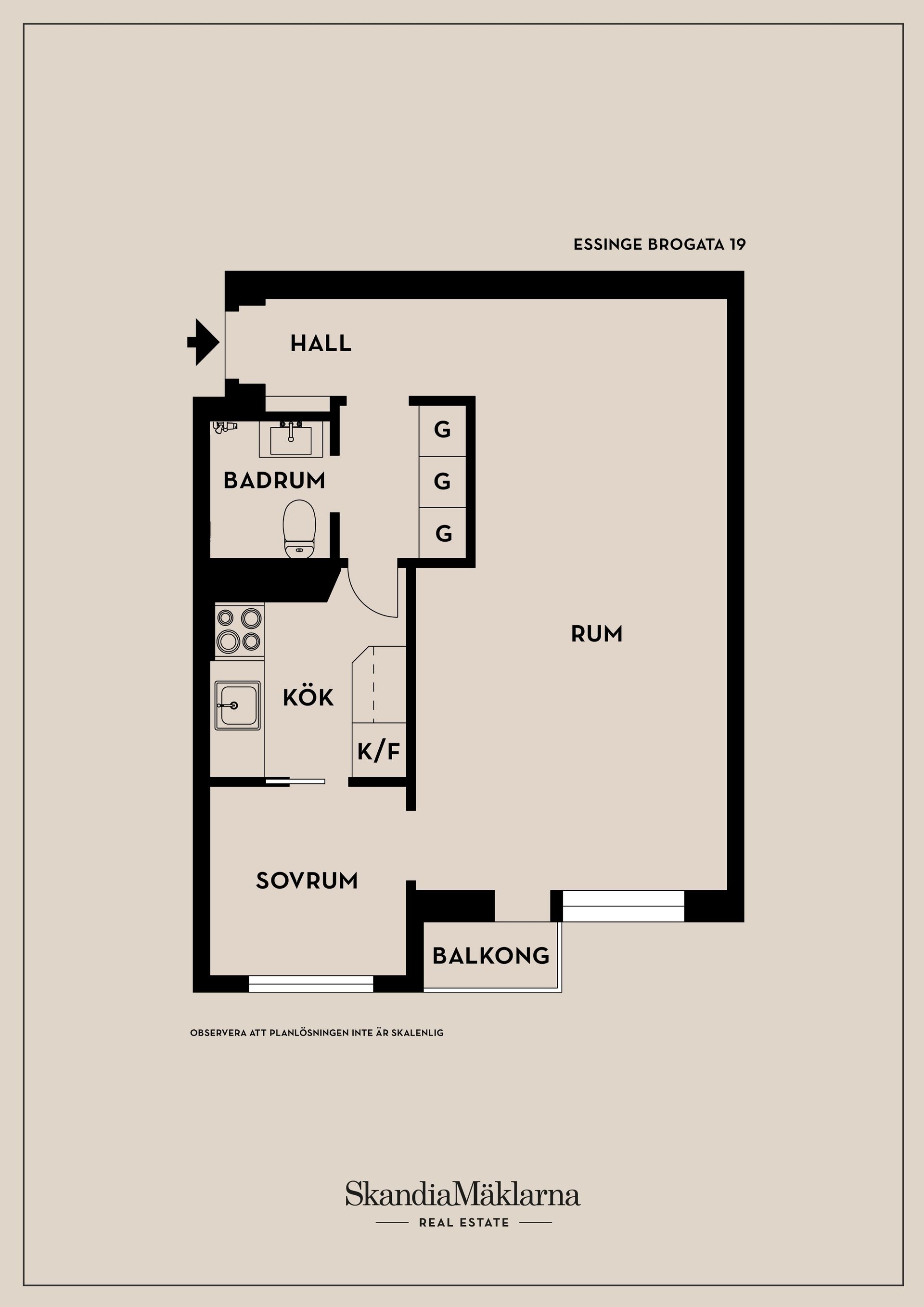 Bostadsrätt, Essinge Brogata 19, vån 5/5, Lilla Essingen - Kungsholmen, Stockholm