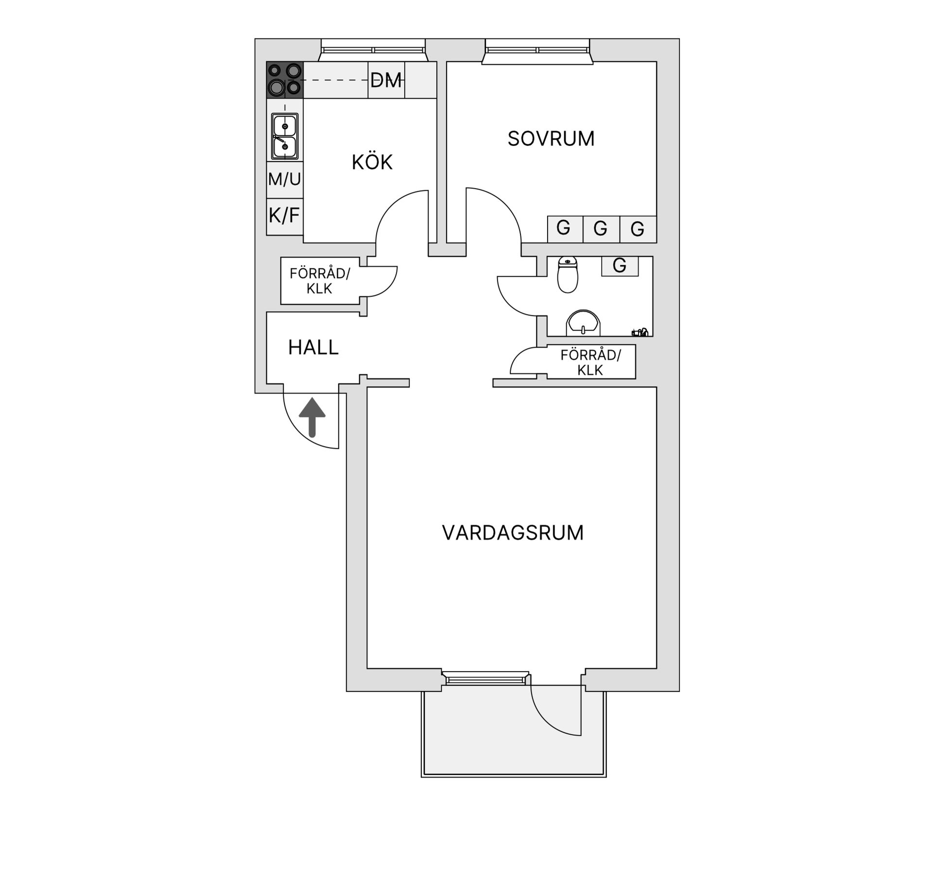 Bostadsrätt, Åsgatan 31B, Norrböle, Skellefteå