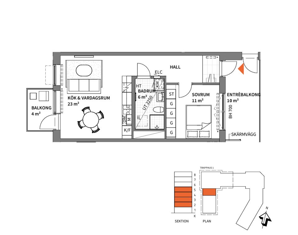 Bostadsrätt, Alida Söderdahls Gata 14E, Södra Änggården, Göteborg