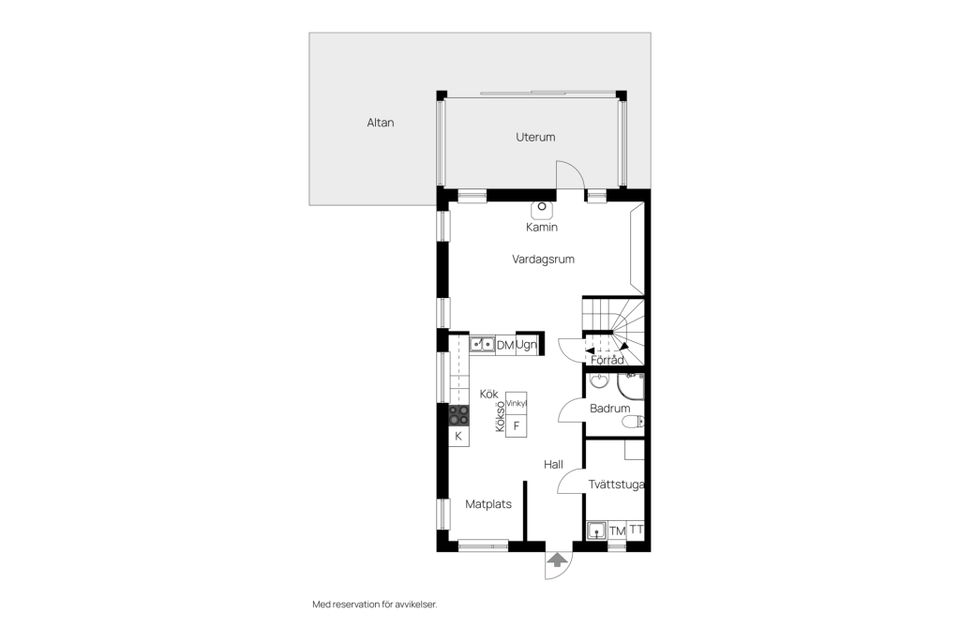 Radhus, Sandviksvägen 13 A, Norrboda, Upplands-Bro