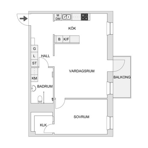 Bostadsrätt, Rödlönnsgången 34, Centrala Hisingen Wieselgren, Göteborg