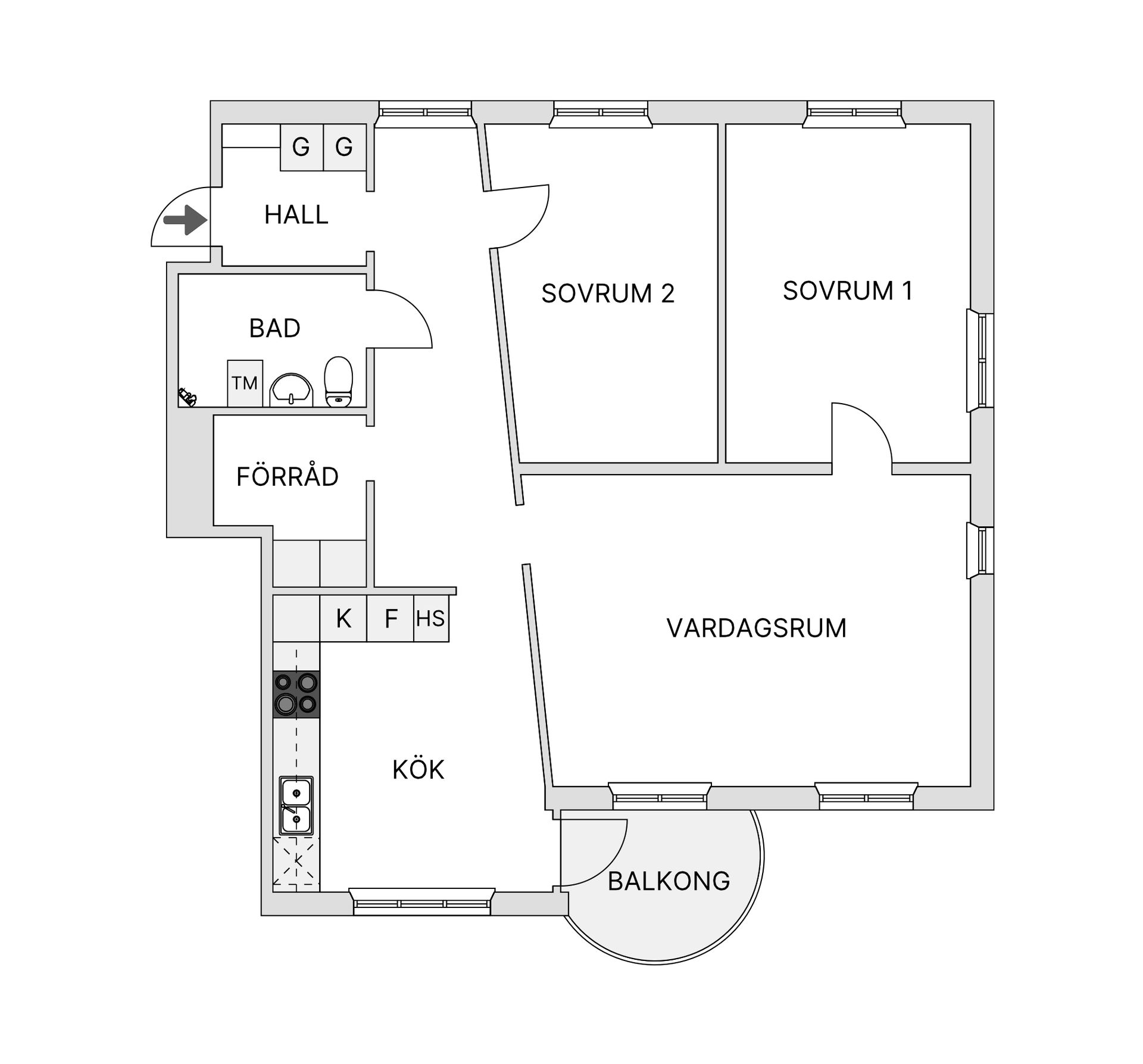 Bostadsrätt, Stapelbädden 3, Göteborg