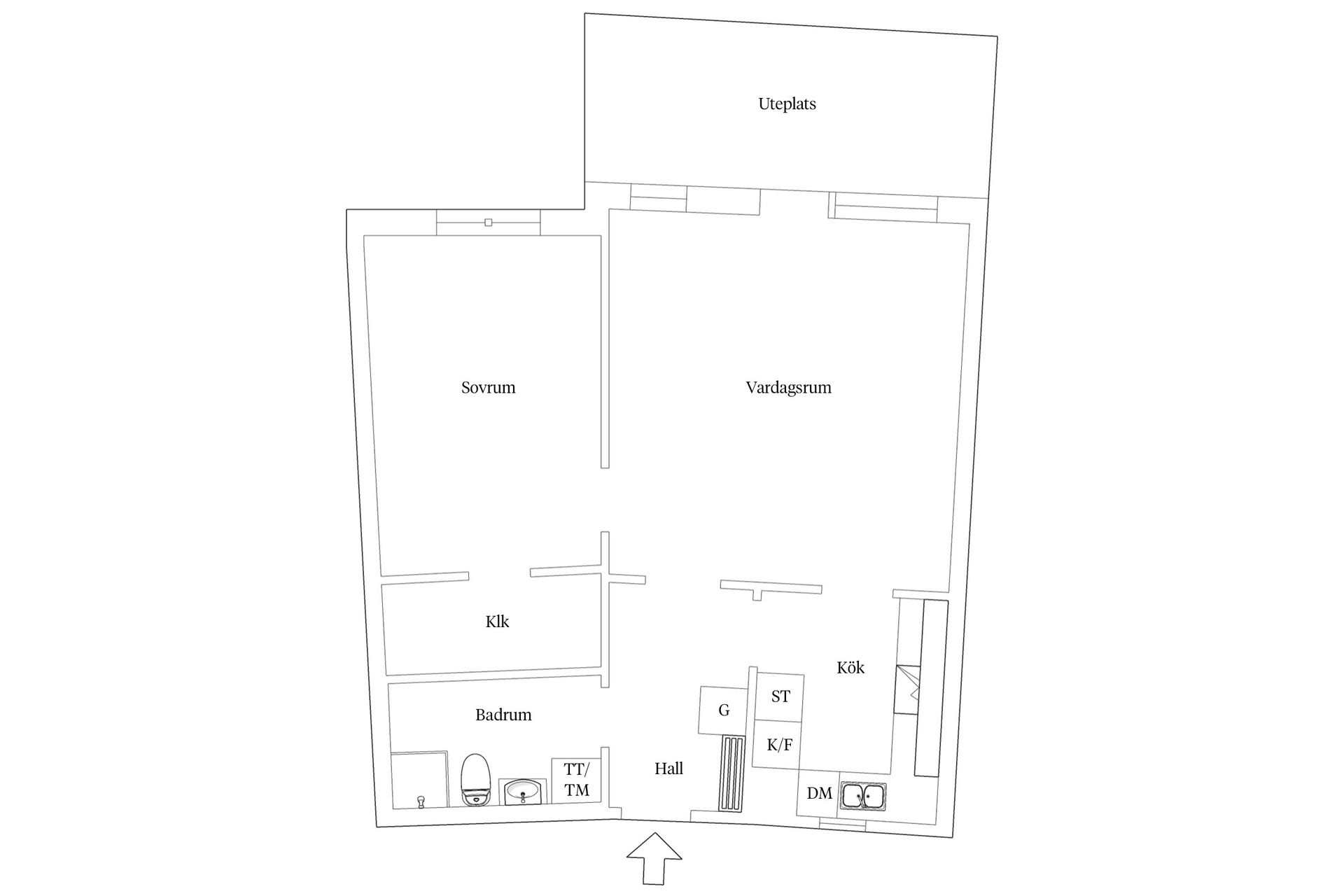 Bostadsrätt, Järnvägsgatan 21, Borås - Centrum, Borås