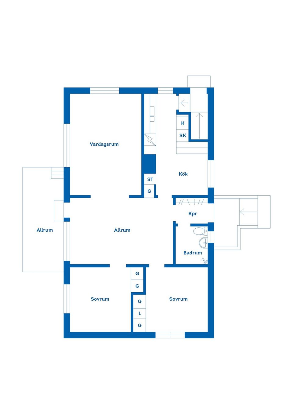 Villa, Bagaregränd 4, Åryd, Karlshamn