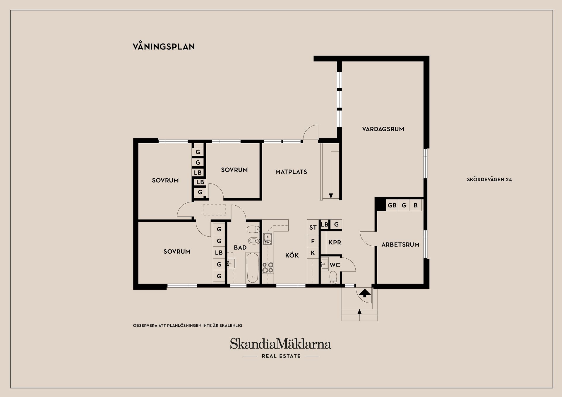 Villa, Skördevägen 24, Kristinehamn