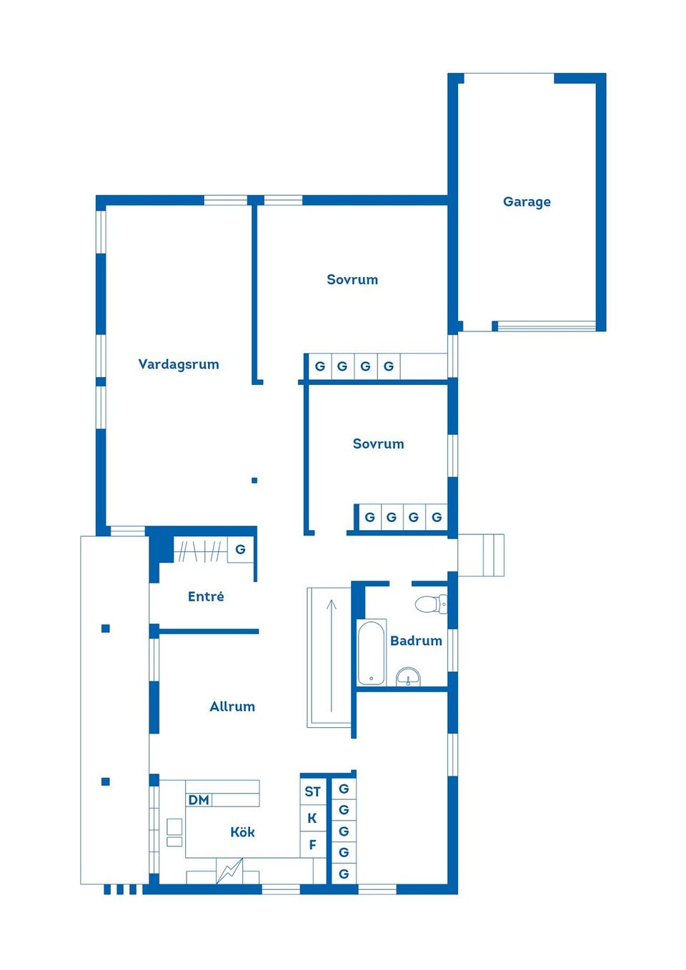 Villa, Plommonstigen 10, Hultet, Nässjö