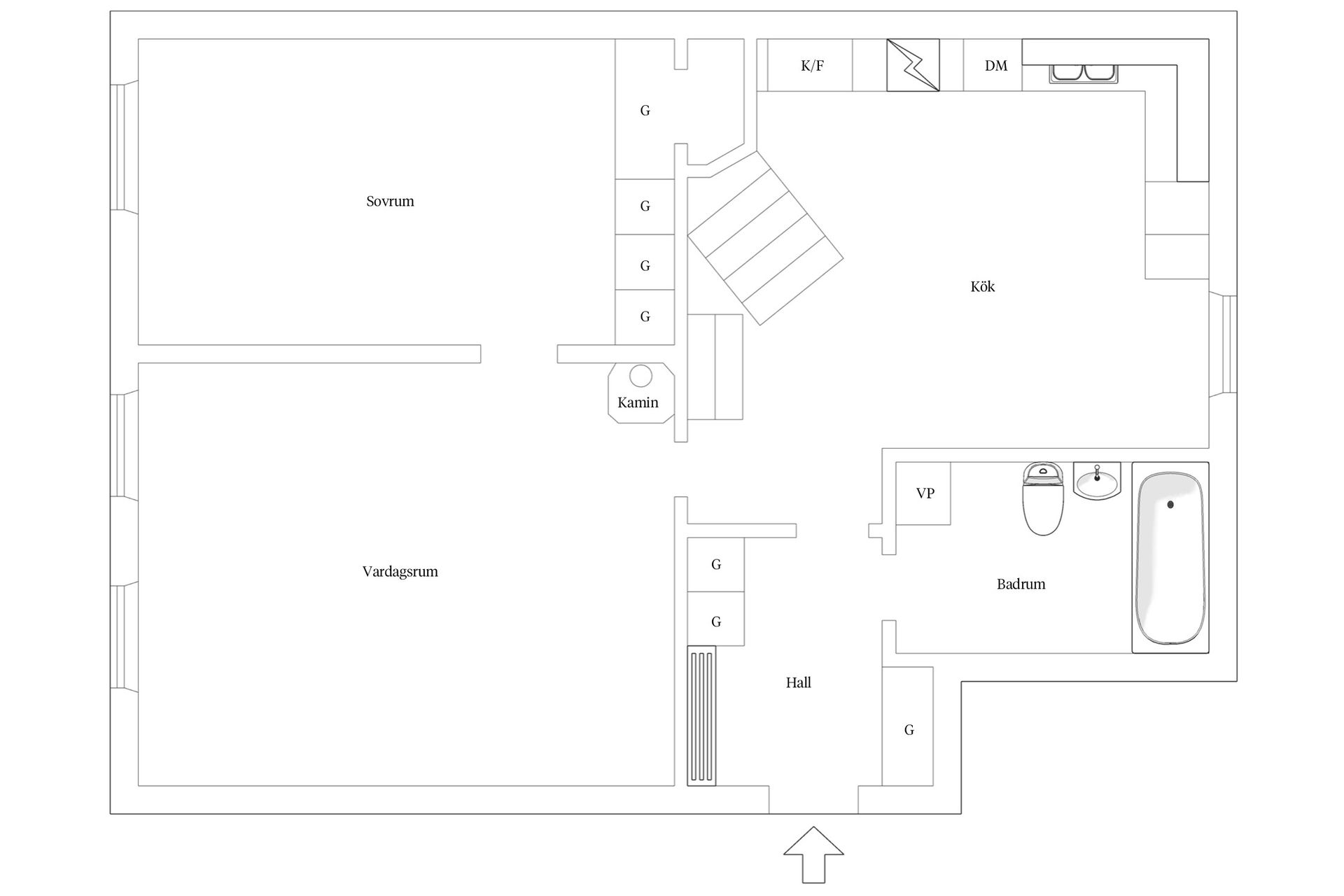 Bostadsrätt, Nya Varvsallén 22A, Nya Varvet, Göteborg
