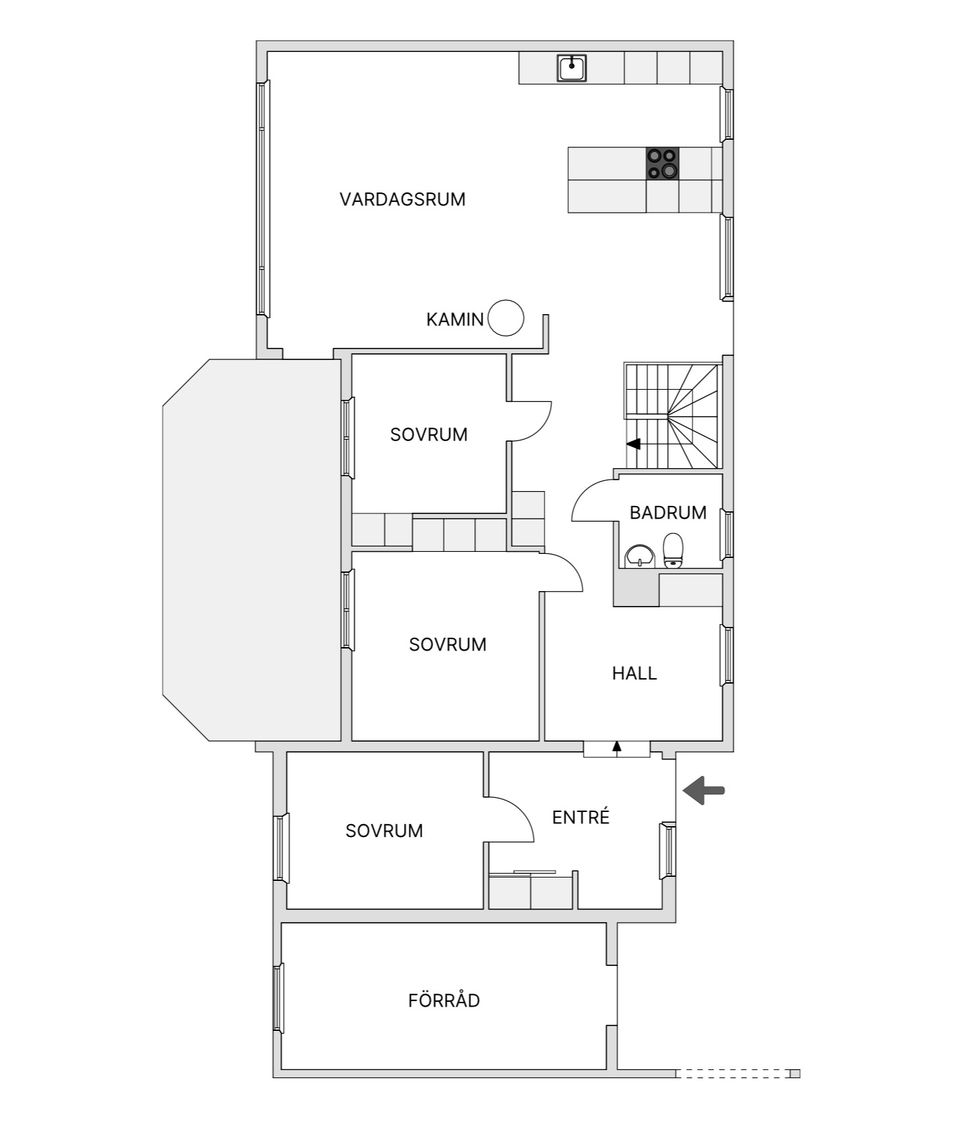 Villa, Svanvägen 44, Gimåt, Örnsköldsvik