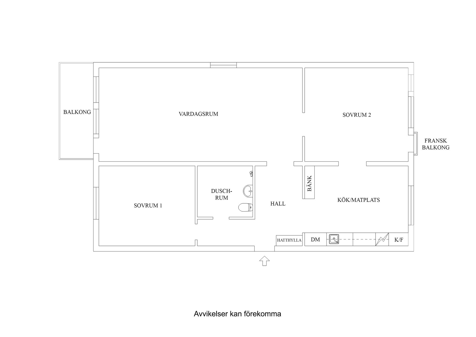 Bostadsrätt, Baldergatan 3, 1 tr, Valsta, Sigtuna