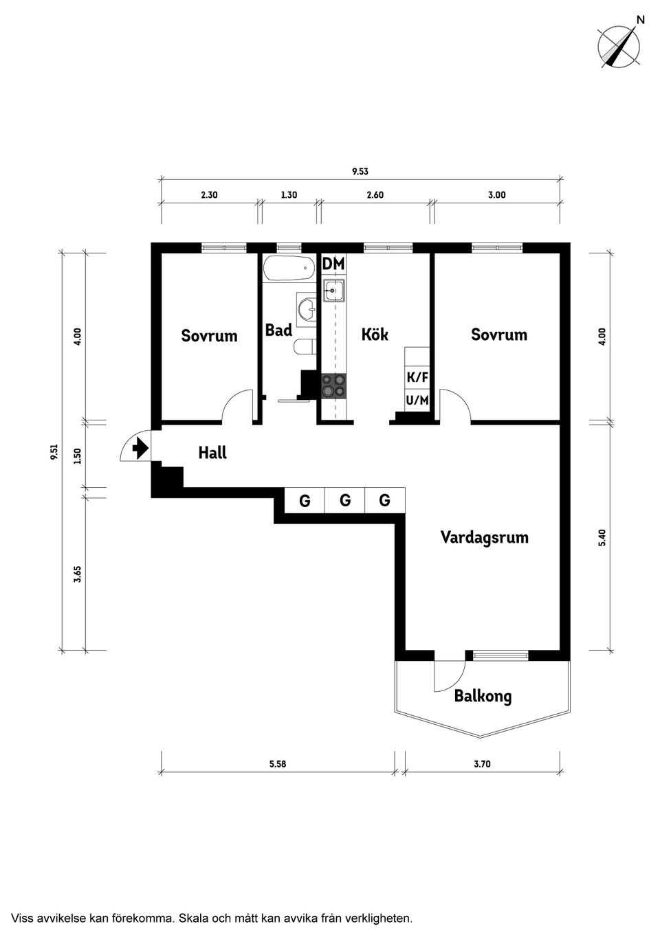 Bostadsrätt, Hagåkersgatan 7C, Bosgården, Mölndal