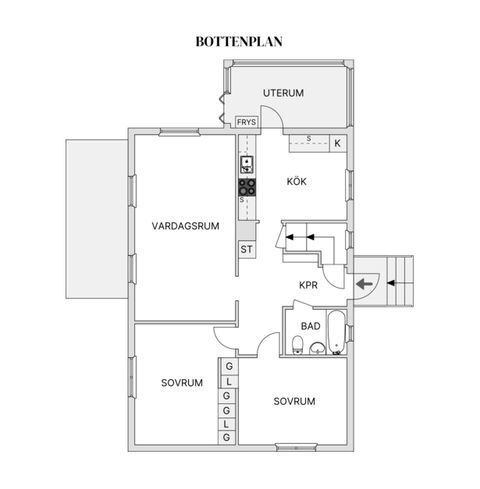 Villa, Bergsvägen 7, Kissleberg, Uddevalla