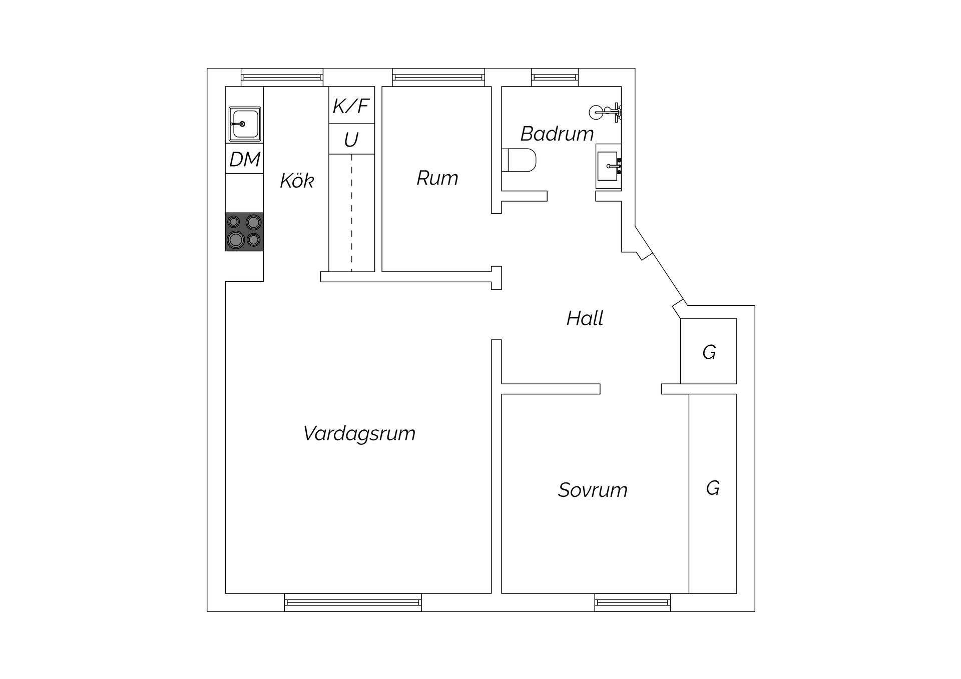 Bostadsrätt, LM Ericssons väg 15, Telefonplan, Stockholm