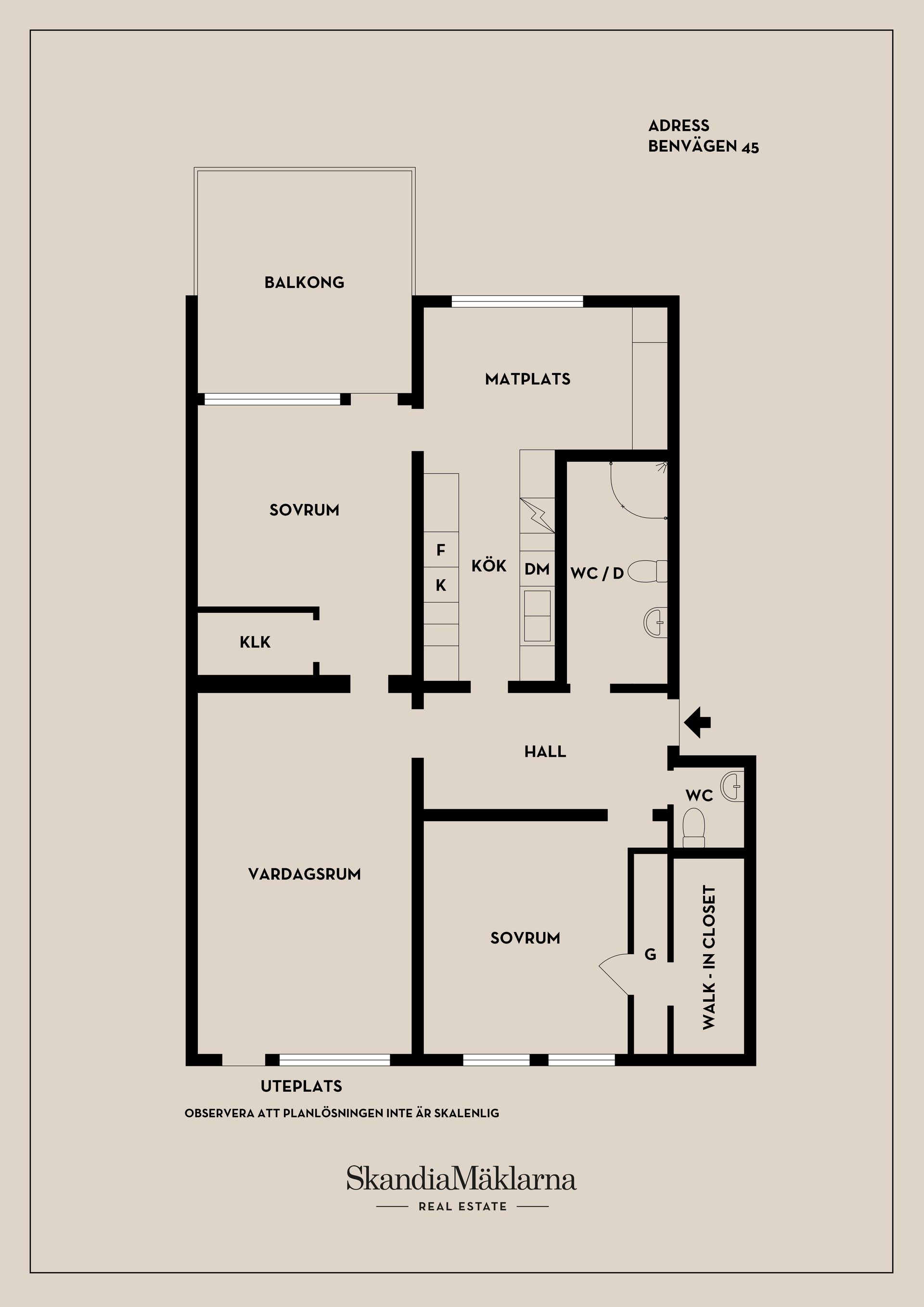 Bostadsrätt, Benvägen 45, Västerås
