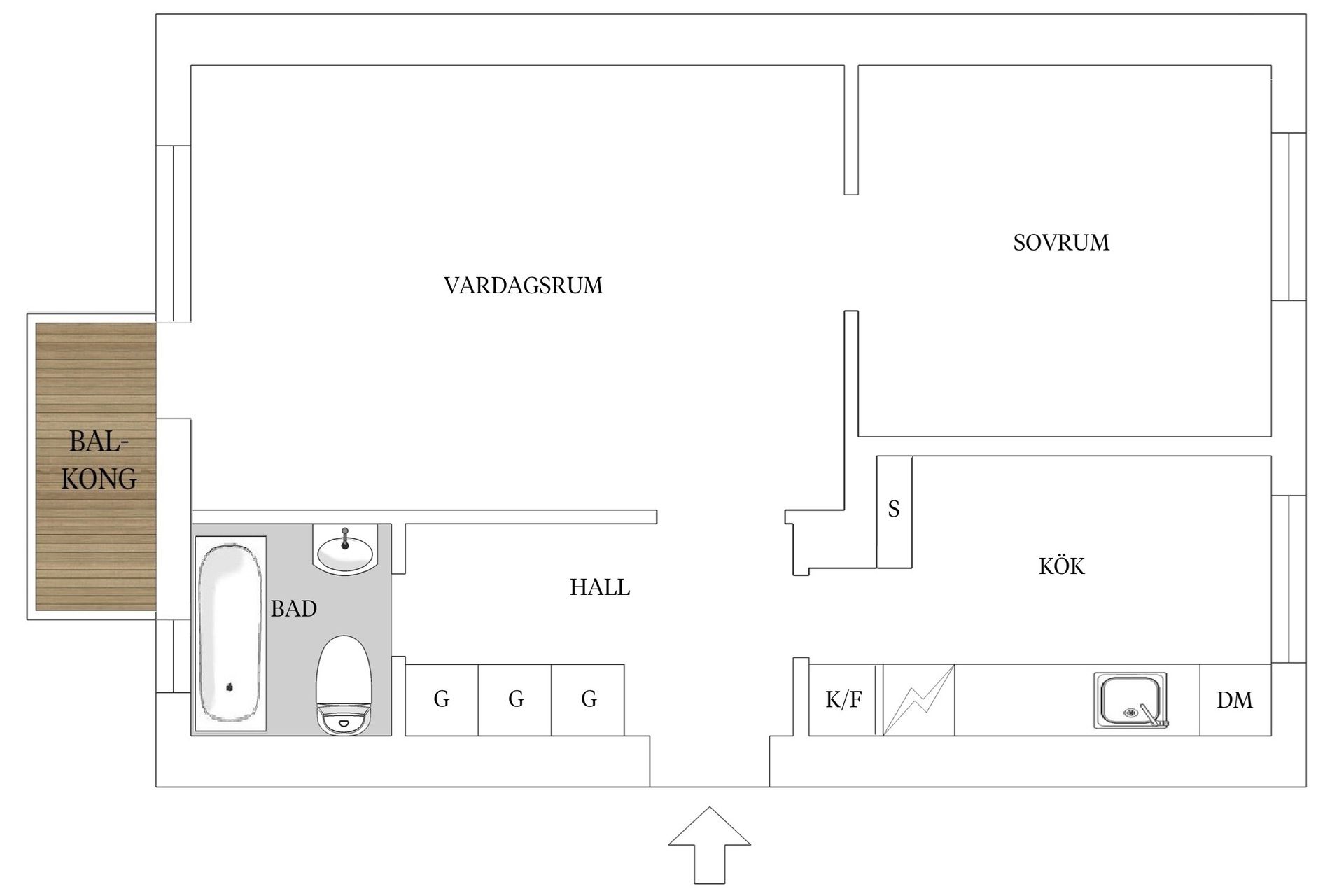 Bostadsrätt, Alingsåsvägen 22, Hammarbyhöjden, Stockholm