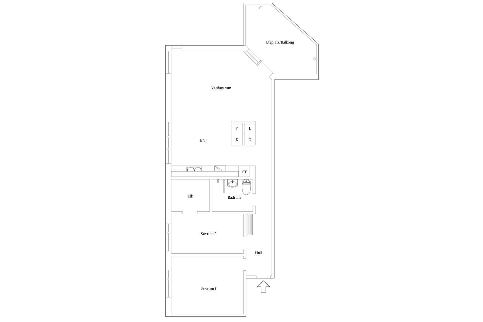Bostadsrätt, Gjuterigatan 52B, Gjuteriet, Ystad