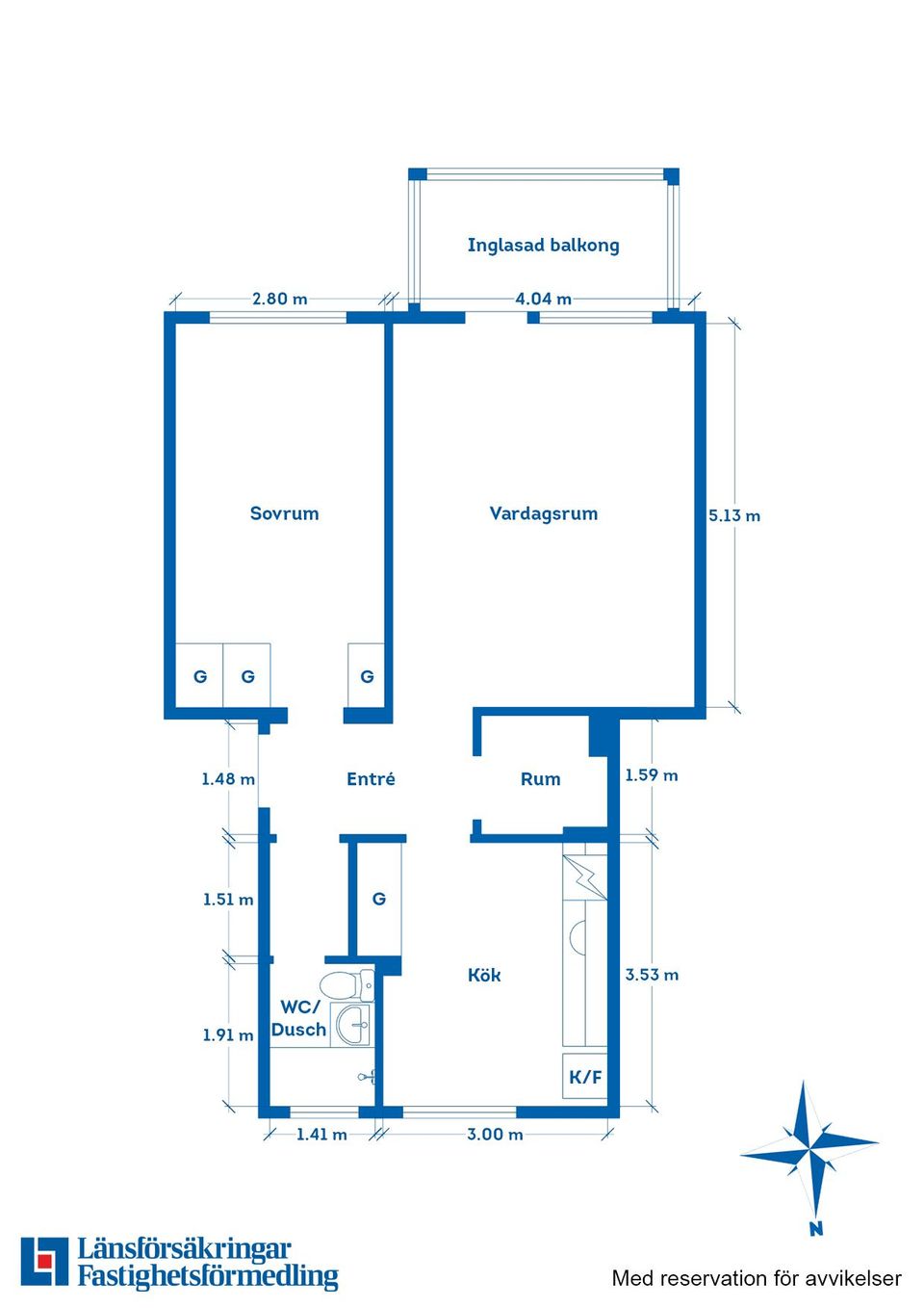 Bostadsrätt, Storgatan 18B, Centralt, Motala