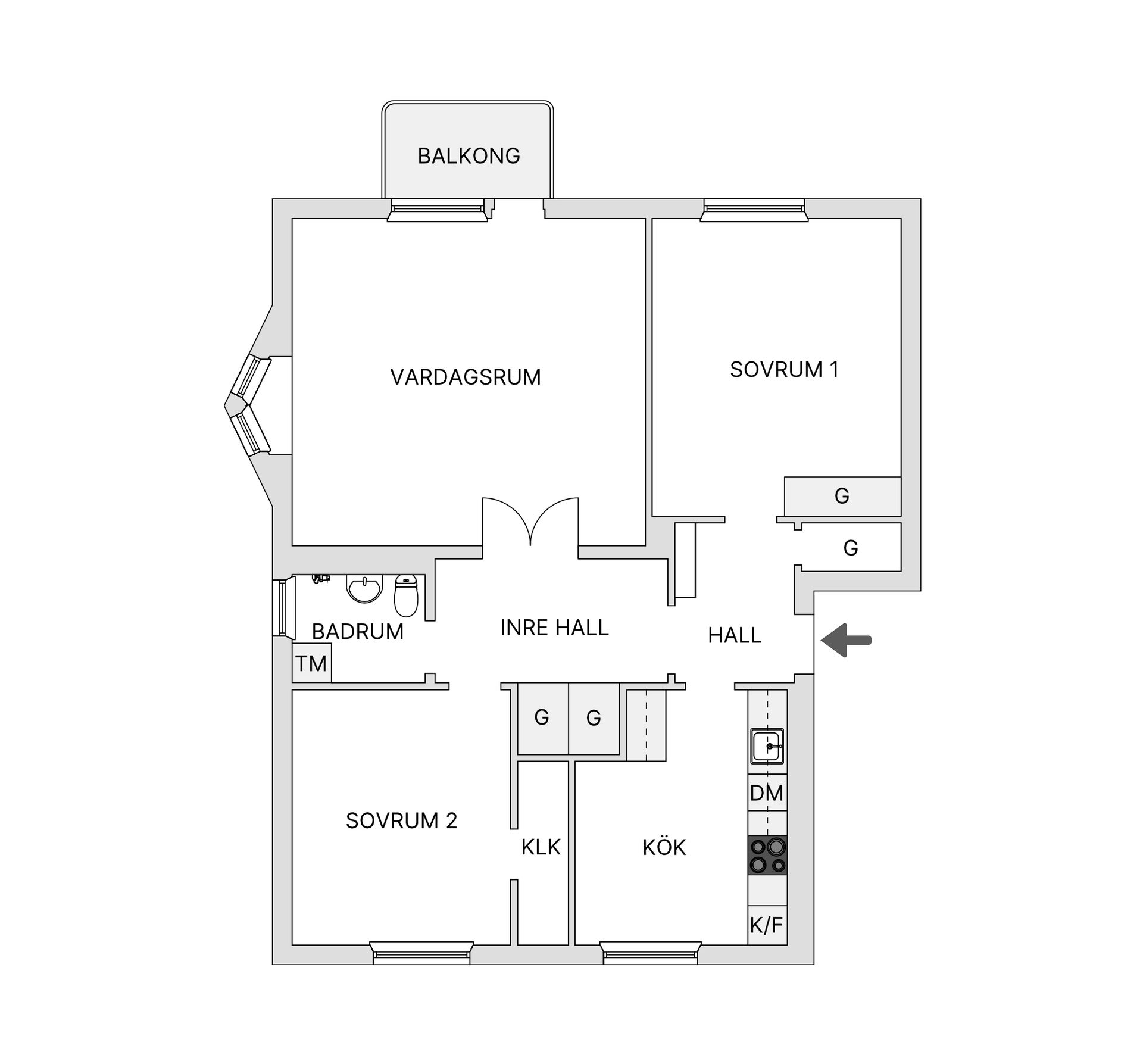 Bostadsrätt, Styrbjörnsgatan 14A, Svartbäcken, Uppsala