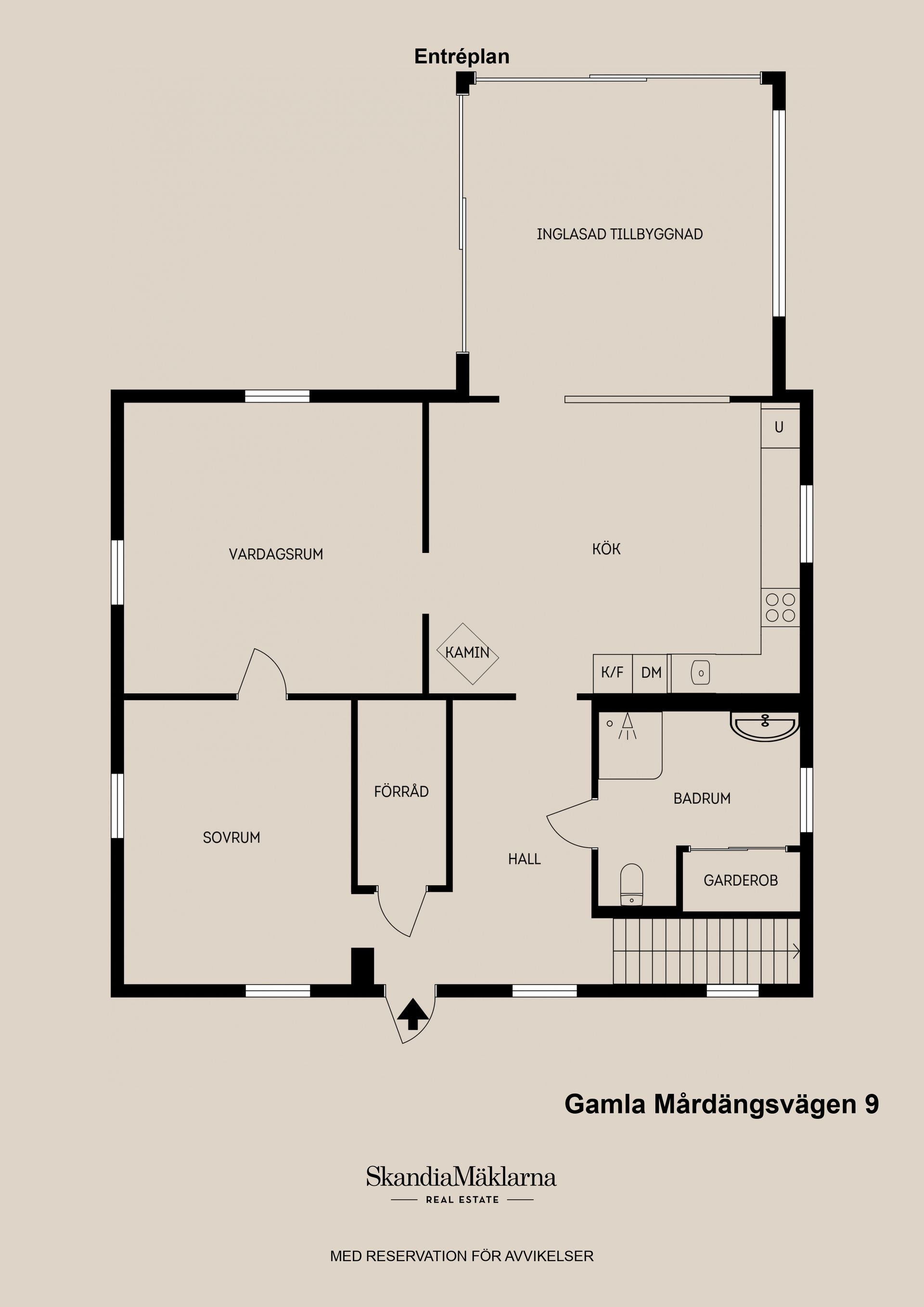 Villa, Gamla Mårdängsvägen 9, Gävle