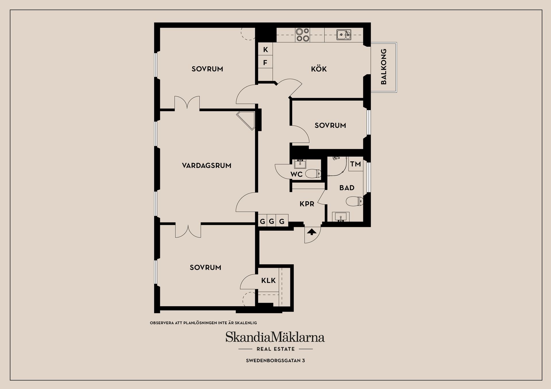 Bostadsrätt, Swedenborgsgatan 3, Södermalm, Stockholm