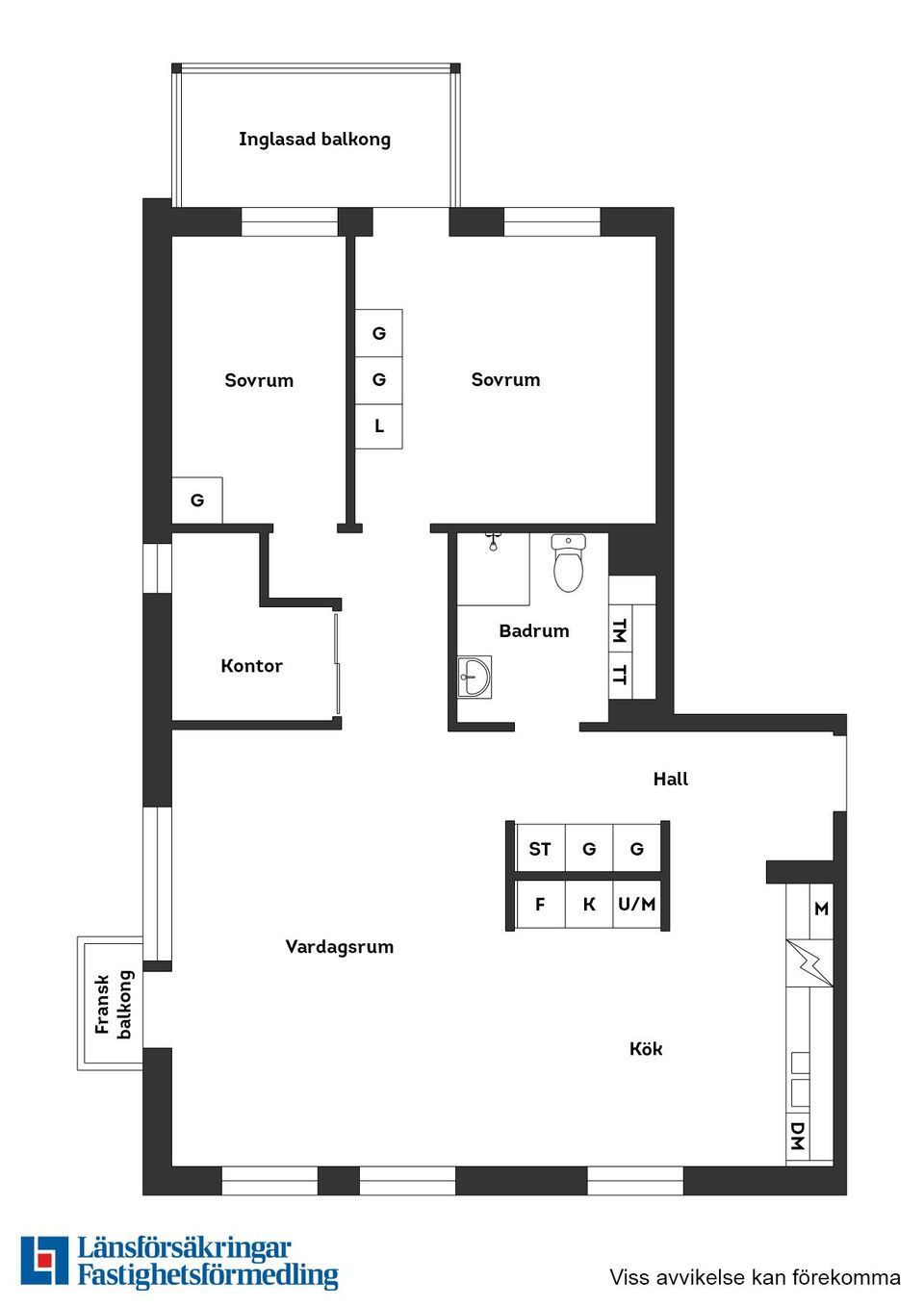 Bostadsrätt, Litsvägen 2A, Stadsdel norr, Östersund