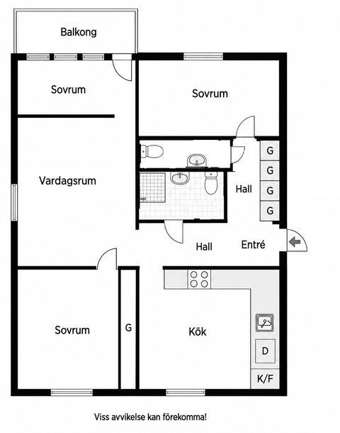 Bostadsrätt, Snevringevägen 66, Hallstahammar