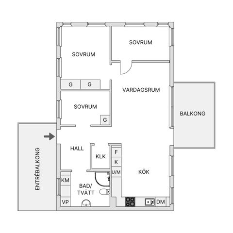 Bostadsrätt, Odlingsgatan 60, Ytterby Centrum, Kungälv