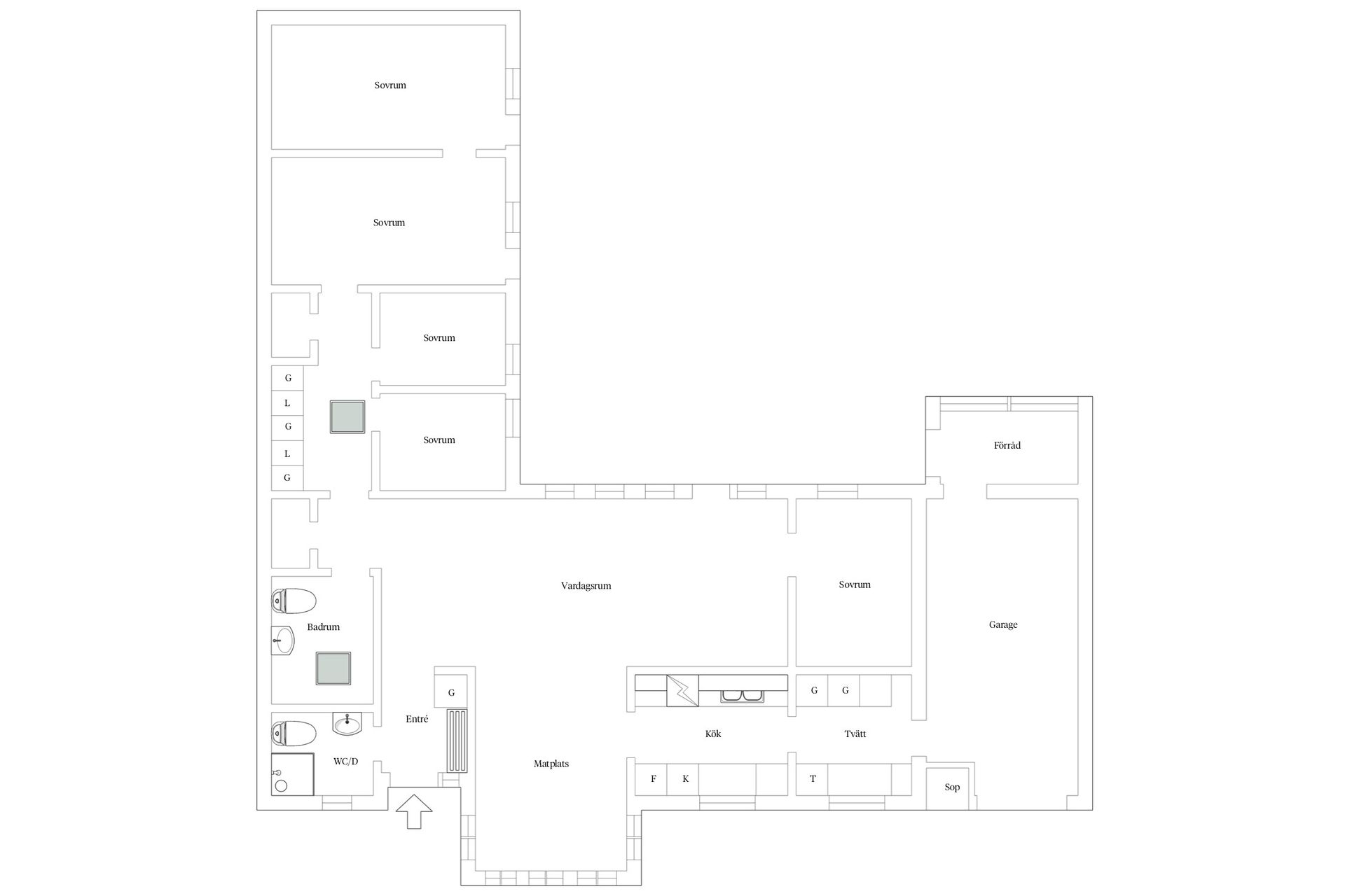 Radhus, Skallgången 20, Nöbbelöv, Lund