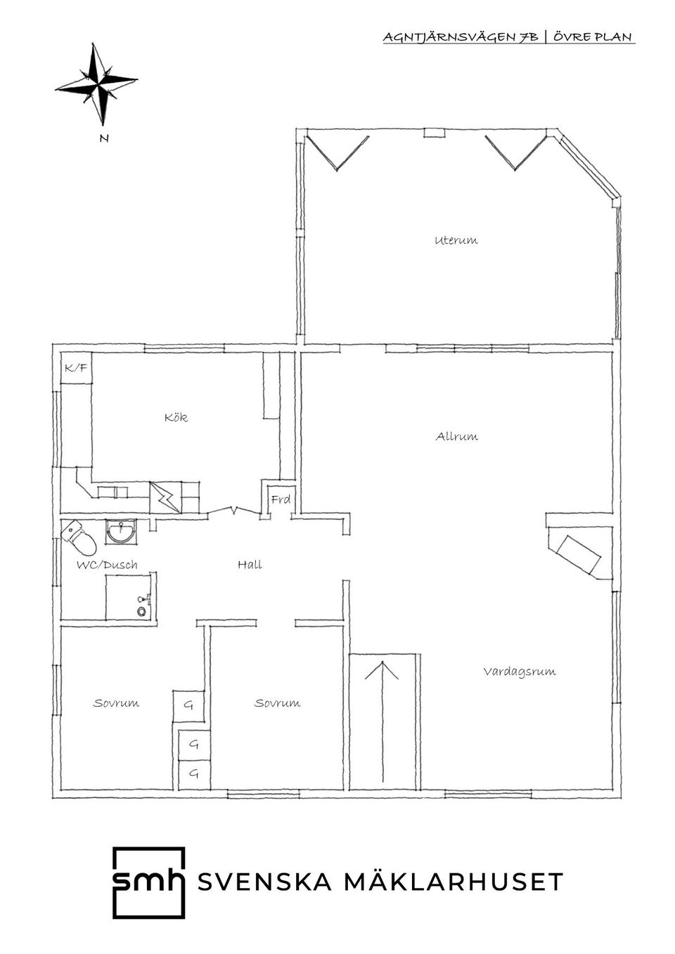 Villa, Agntjärnsvägen 7B, Härryda