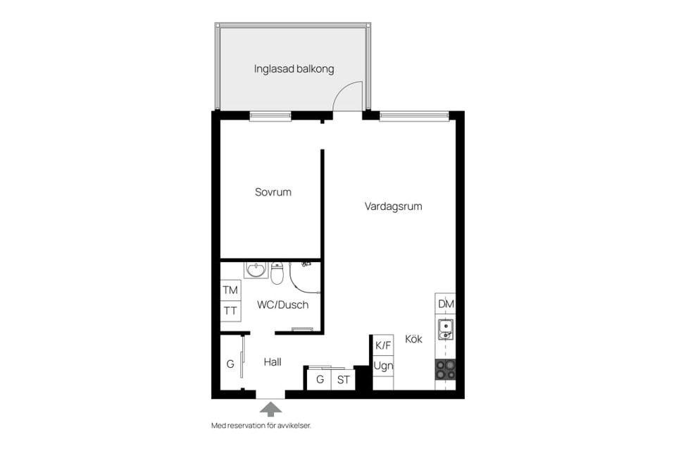 Bostadsrätt, Druveforsvägen 16, Centrum / Druvefors, Borås