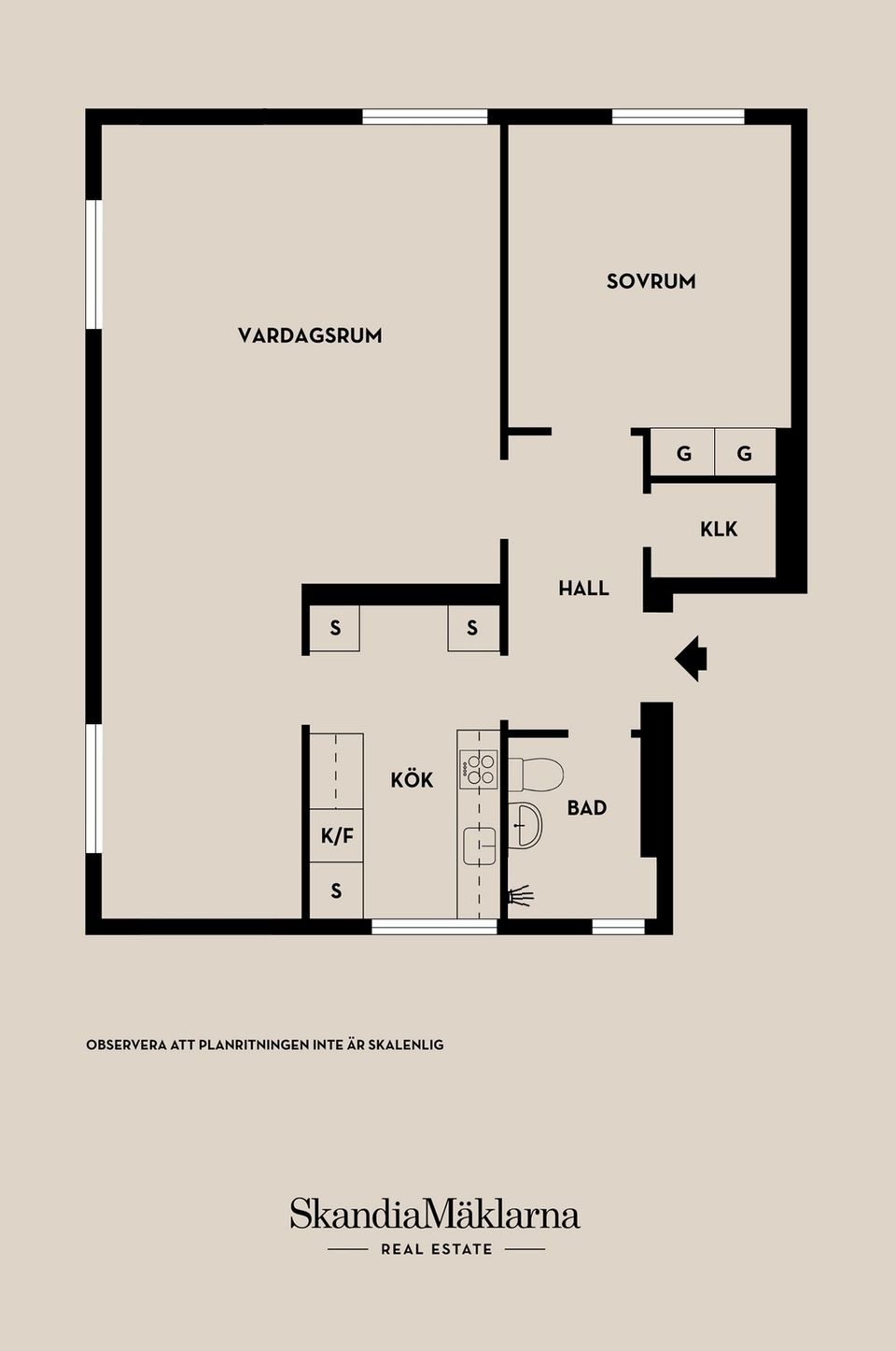 Bostadsrätt, Humblegatan 33A, Vån 2/2, Centrala Sundbyberg, Sundbyberg