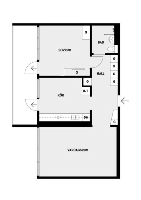 Bostadsrätt, Kometvägen 9 Lgh 1803, Grindtorp, Täby
