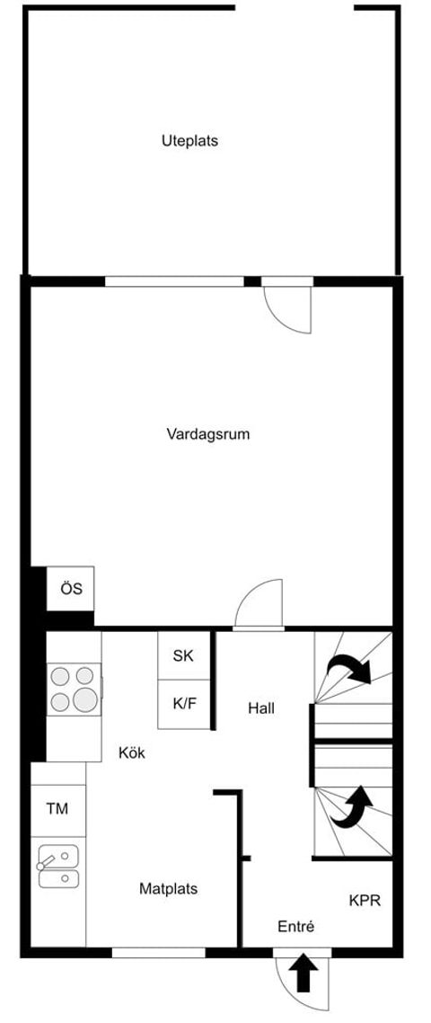 Radhus, Dybecksgatan 16D, Gideonsberg, Västerås