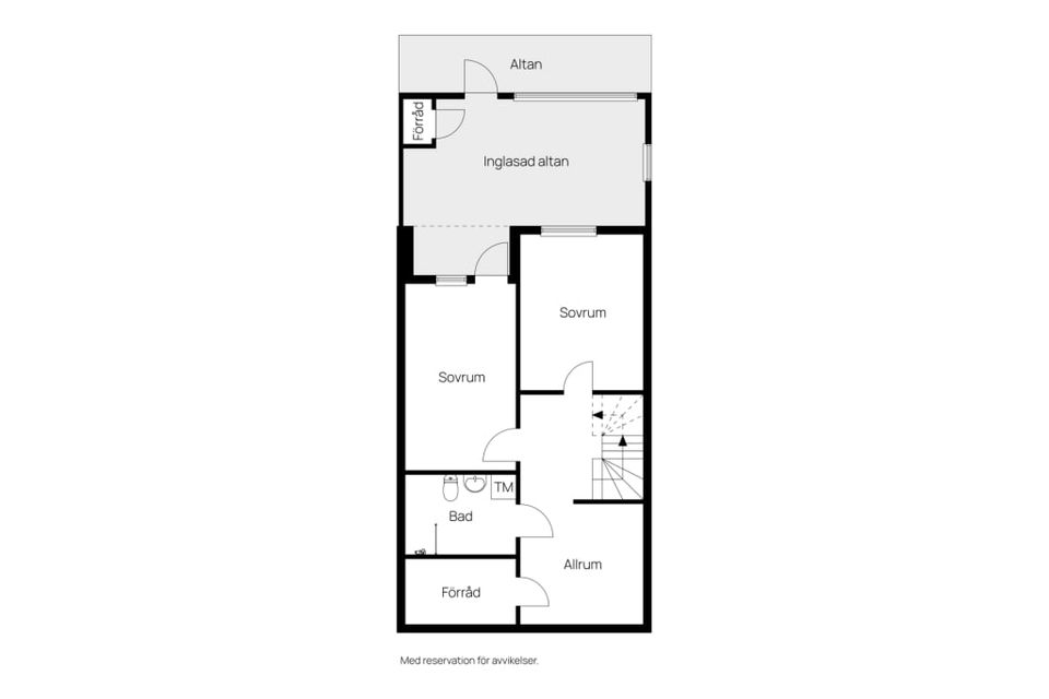 Radhus, Malmövägen 41, Granloholm, Sundsvall