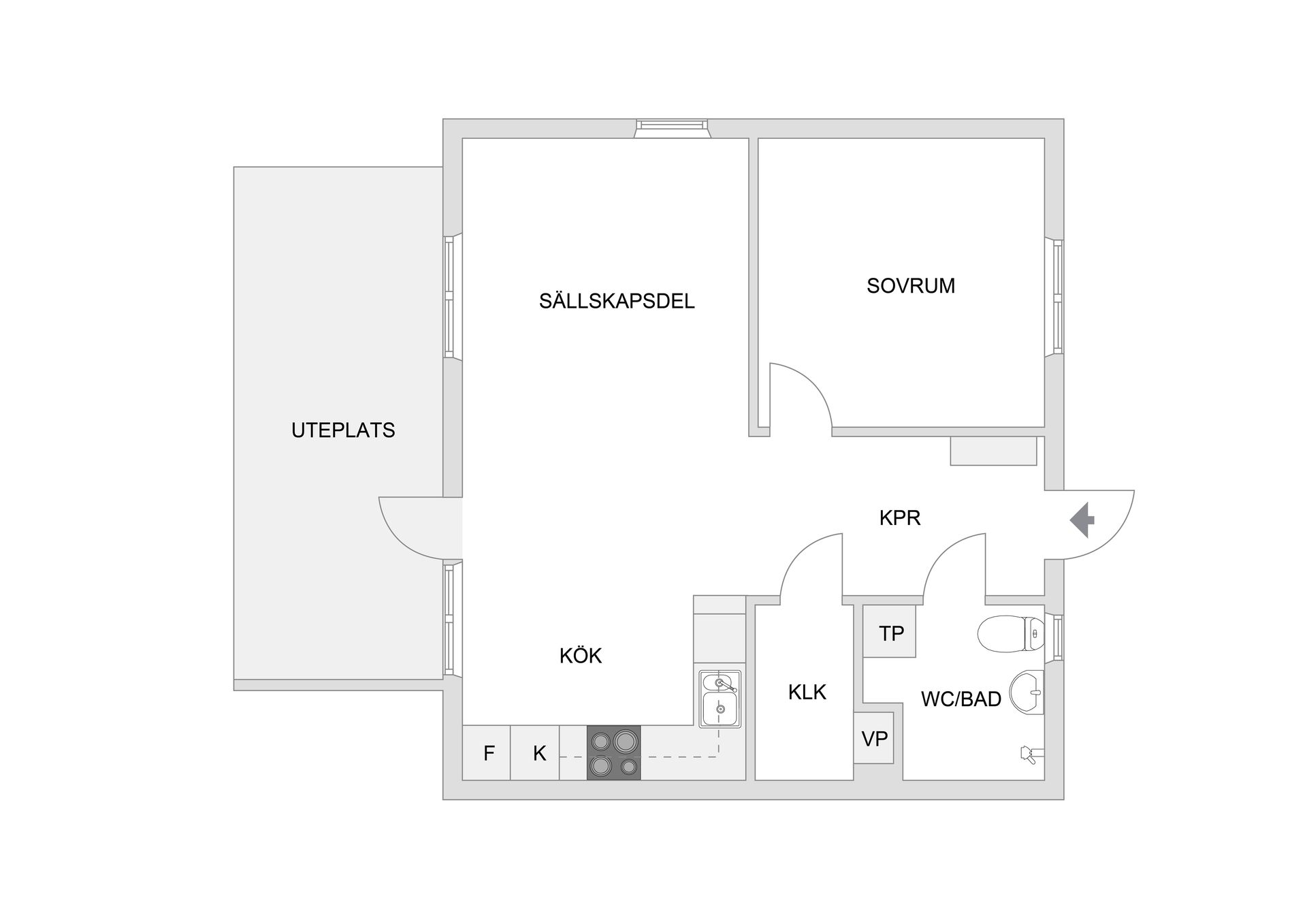 Bostadsrätt, Högbyvägen 226, Viksjö, Järfälla