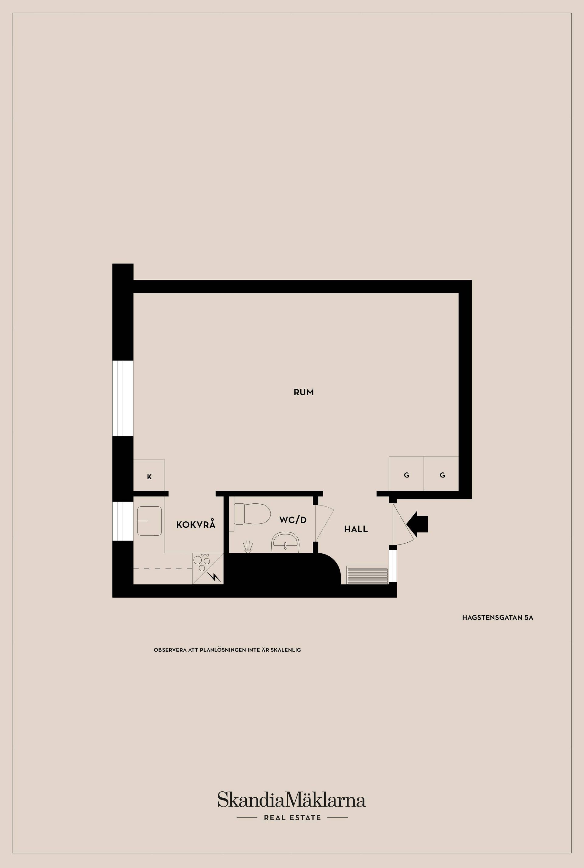 Bostadsrätt, Hagstensgatan 5A, Norrängen, Jönköping