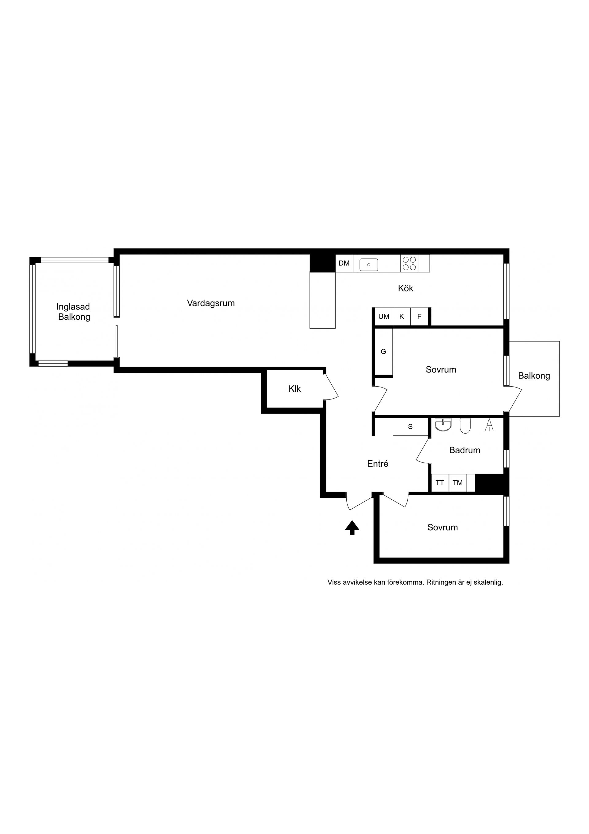 Bostadsrätt, Södra vägen 52, Söder/Hästhaga, Varberg