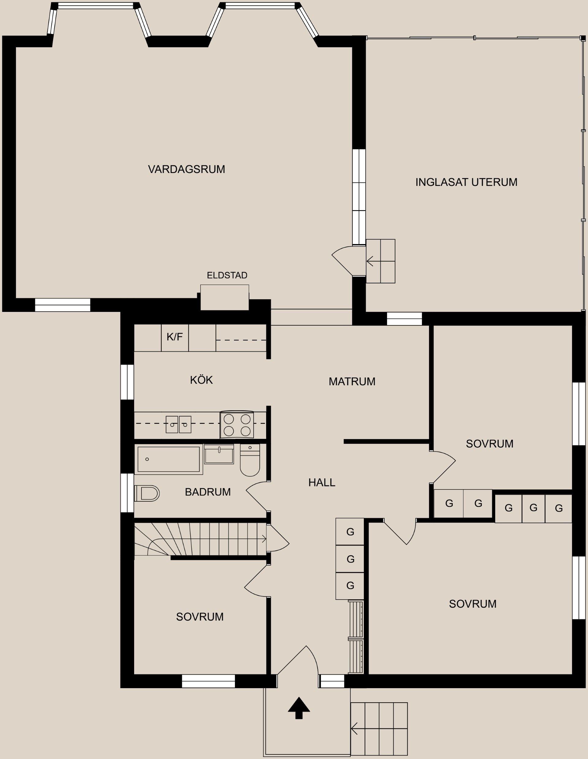Villa, Gotthemsgatan 17, Skarphagen, Norrköping
