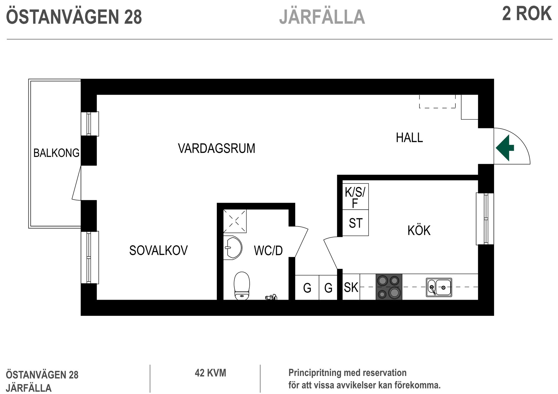 Bostadsrätt, Östanvägen 26, Jakobsberg - Polhem, Järfälla