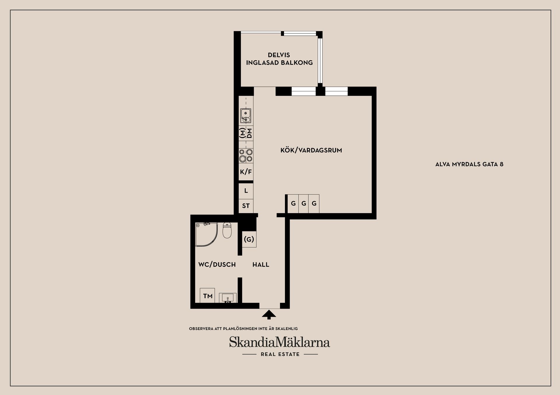 Bostadsrätt, Alva Myrdals gata 8, Fruängen, Stockholm
