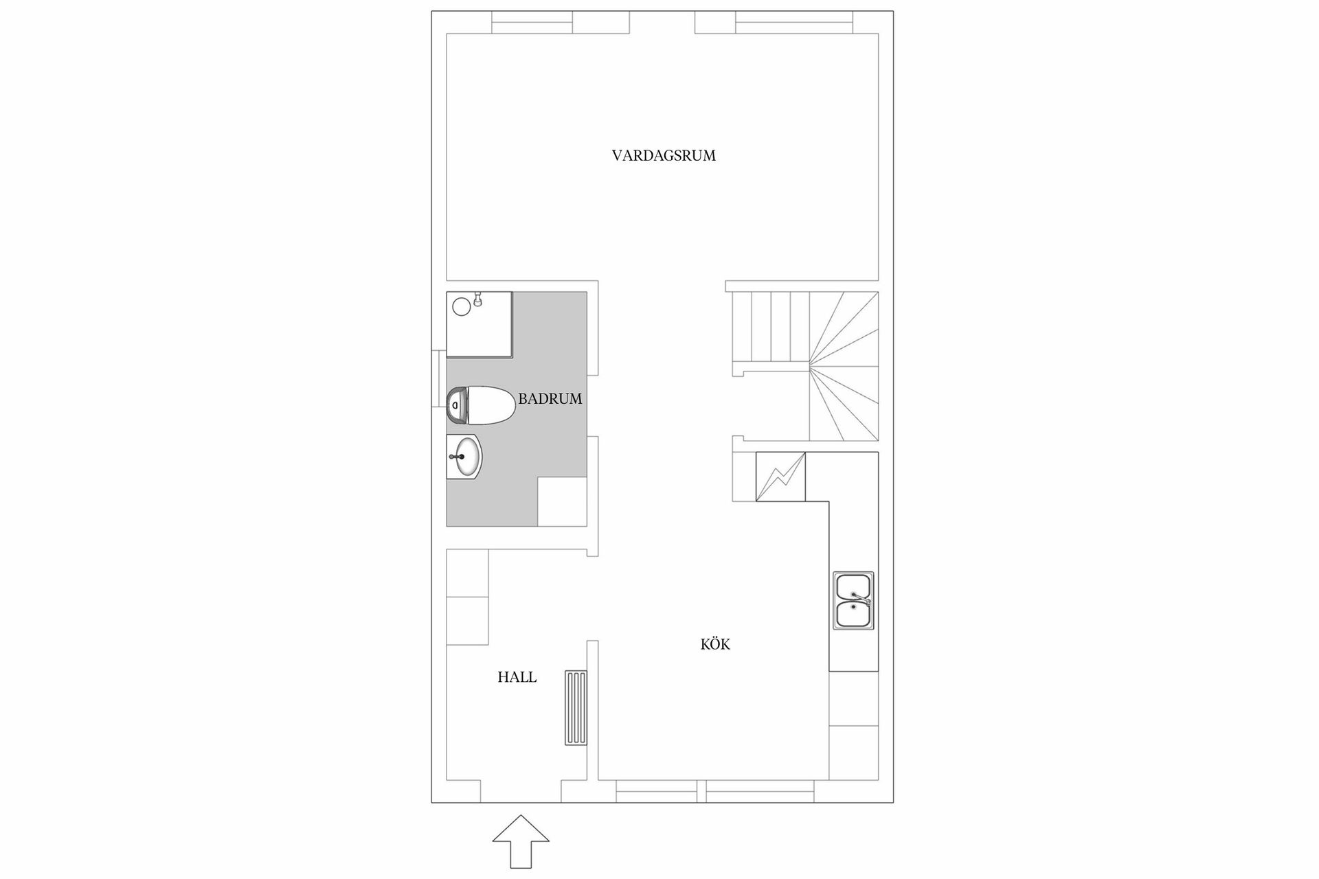 Bostadsrätt, Plutos gränd 24, Östra Lugnet, Växjö