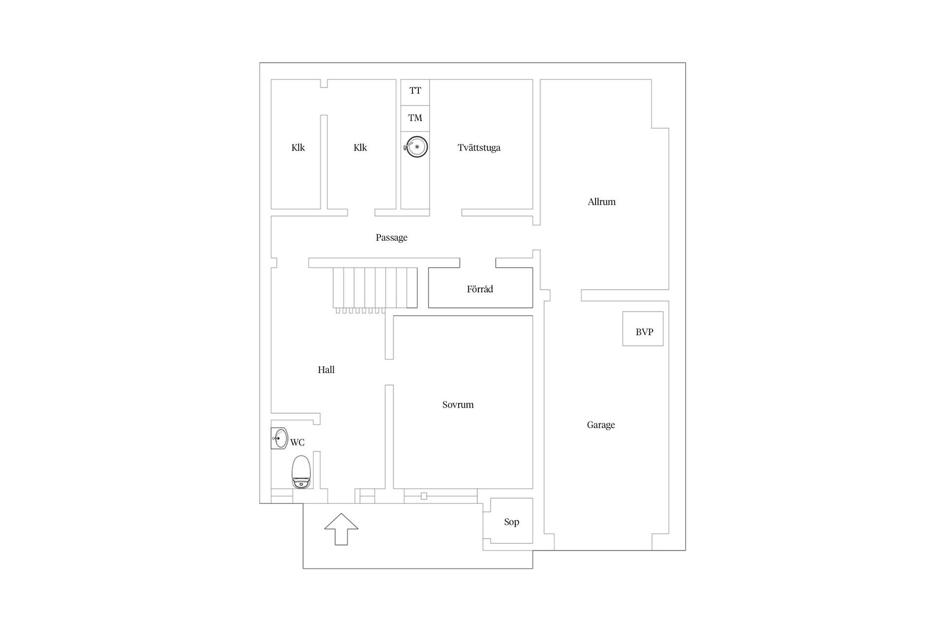 Radhus, Samtingsgatan 38K, Strängnäs