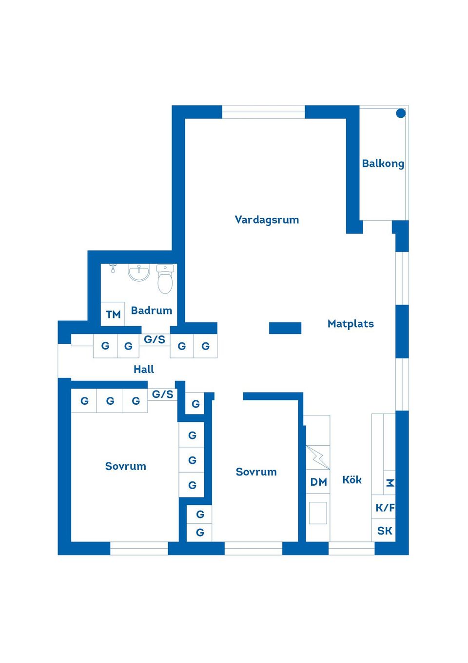 Bostadsrätt, Nedre Arbetshusgatan 76A, Söder, Gävle