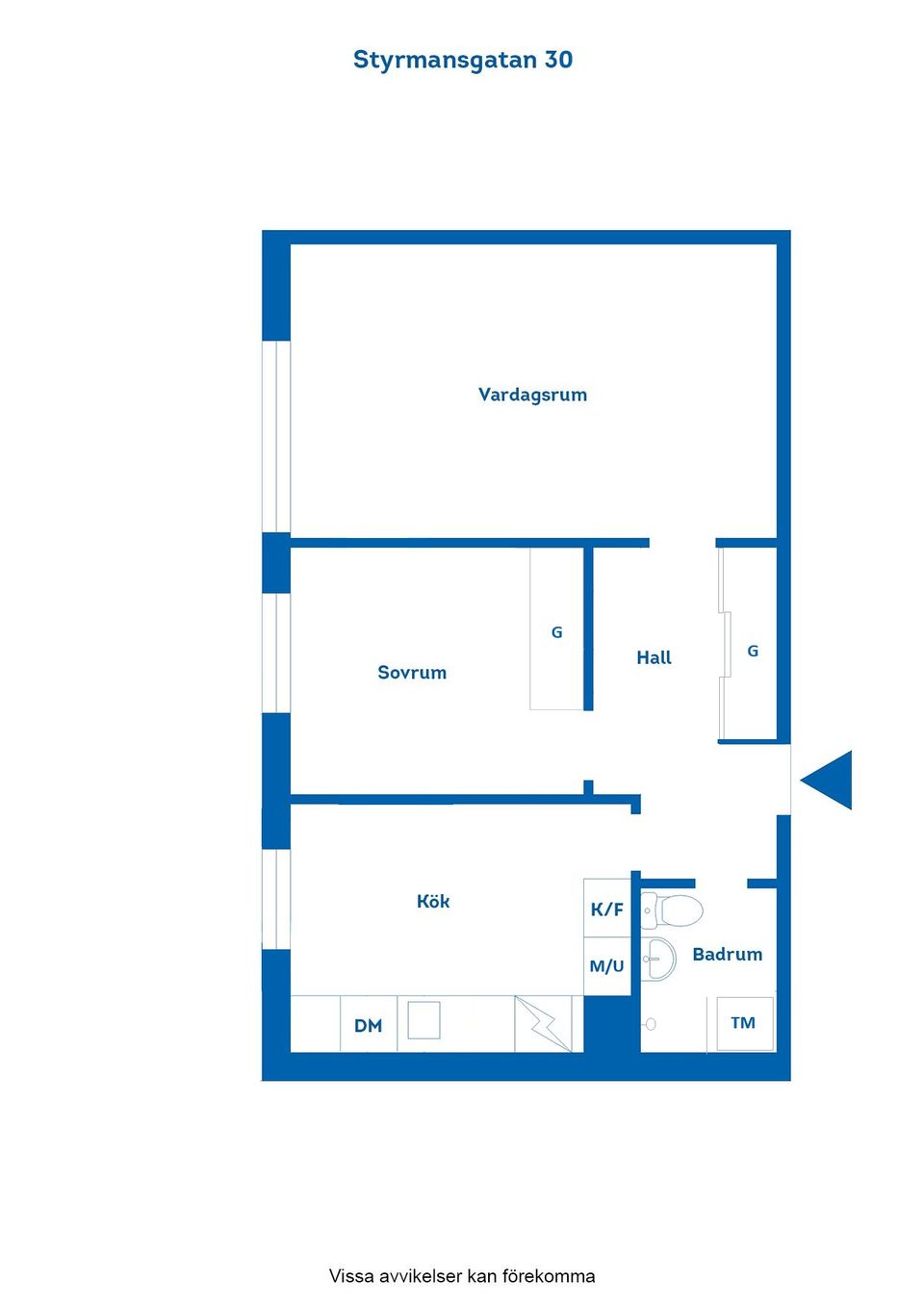 Bostadsrätt, Styrmansgatan 30, Centralt, Norrköping